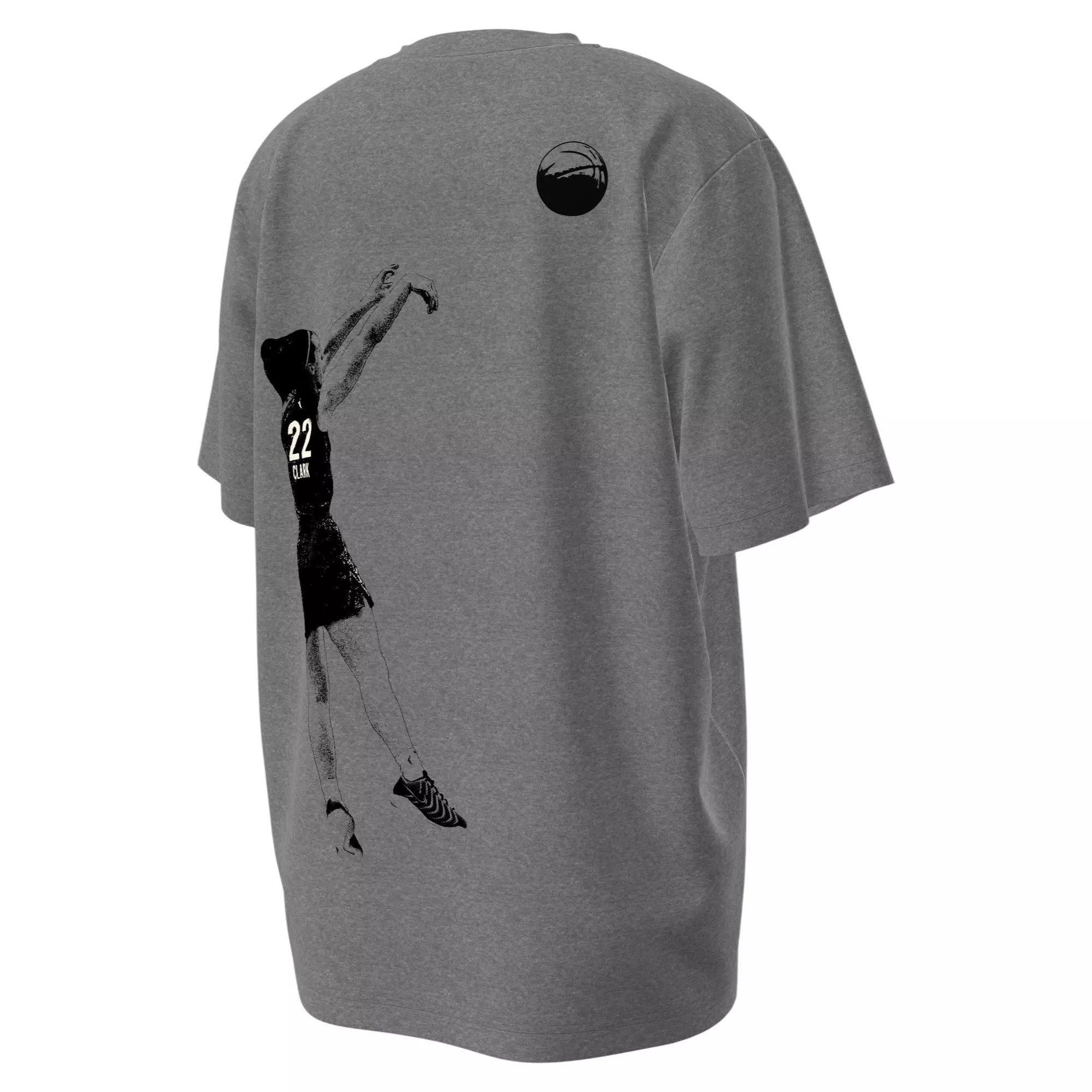 Nike Caitlin Blue Women's Basketball Tee - GREY