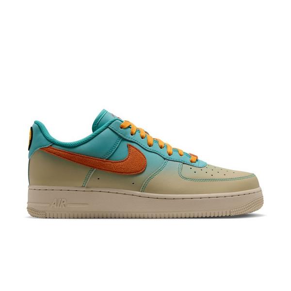 Nike Air Force 1 '07 LV8 "Oasis Teal/Mesa Orange/Sanddrift" Men's Shoe - TEAL/ORANGE