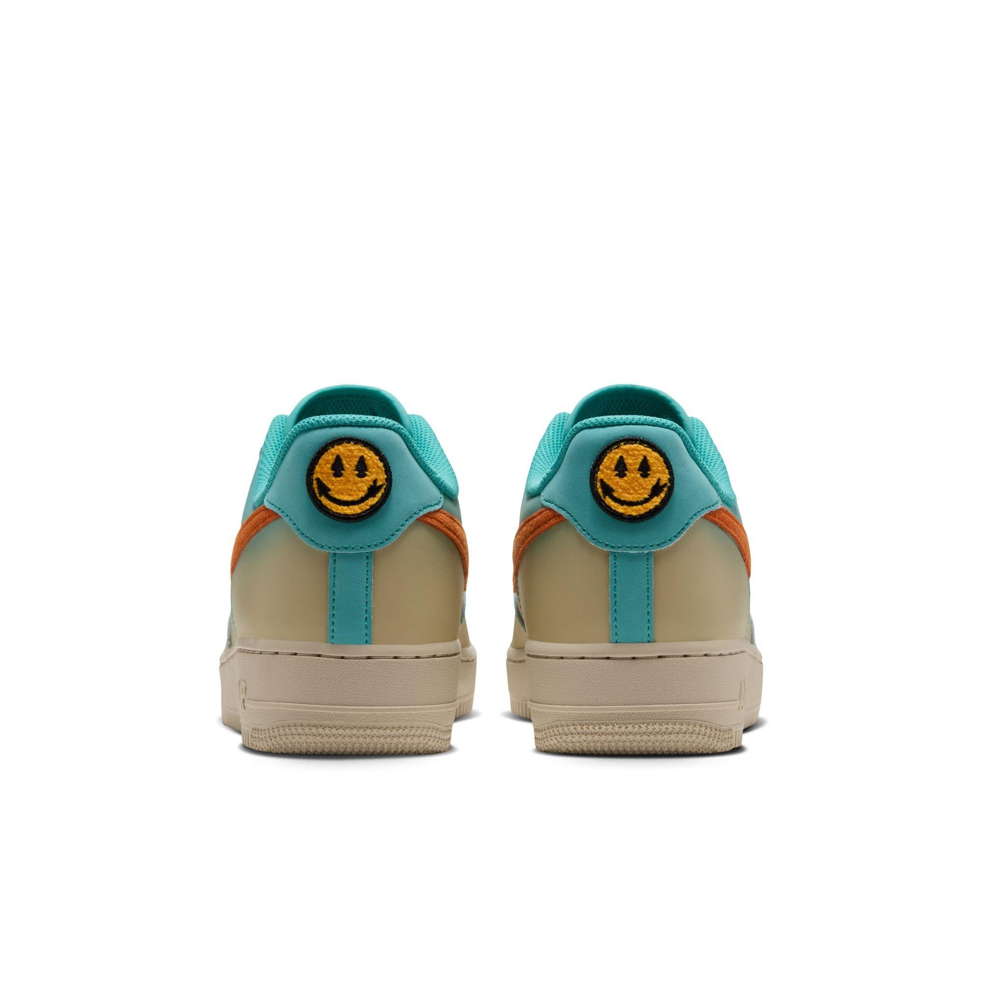 Nike Air Force 1 '07 LV8 "Oasis Teal/Mesa Orange/Sanddrift" Men's Shoe - TEAL/ORANGE