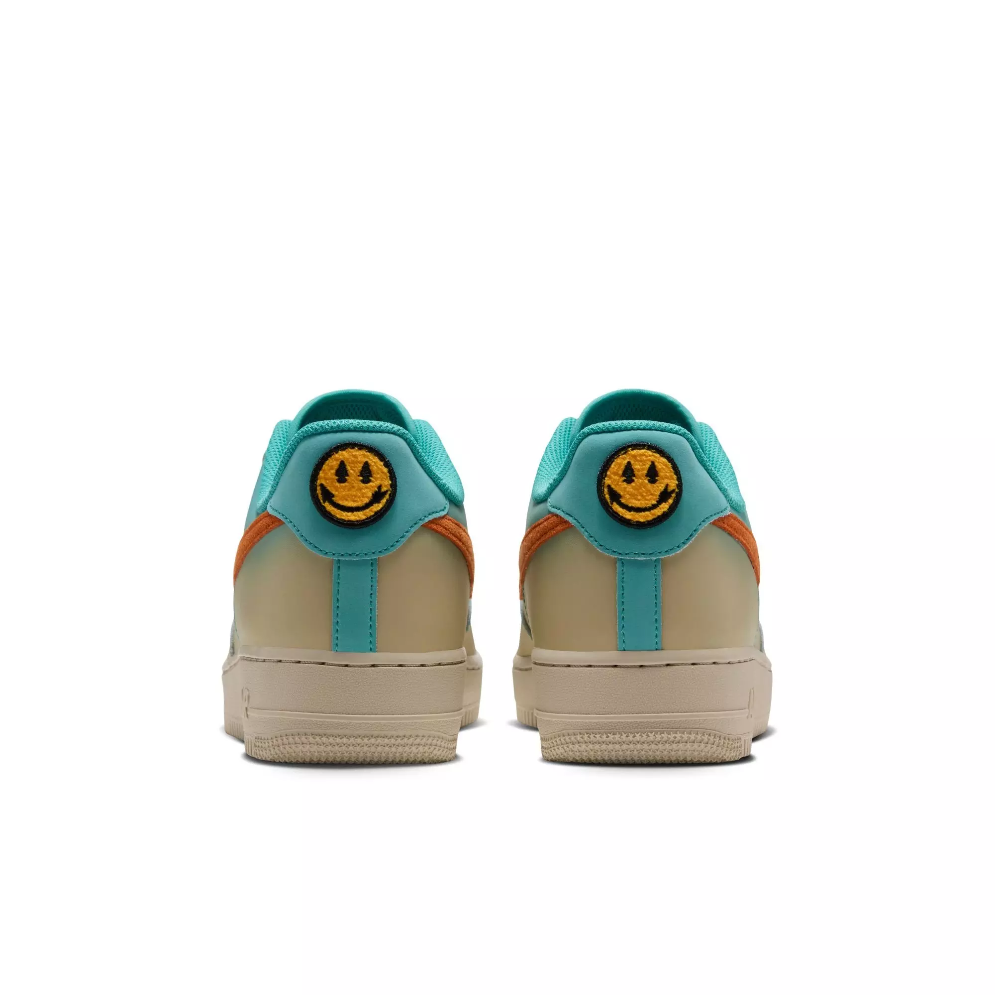 Nike Air Force 1 '07 LV8 "Oasis Teal/Mesa Orange/Sanddrift" Men's Shoe - TEAL/ORANGE