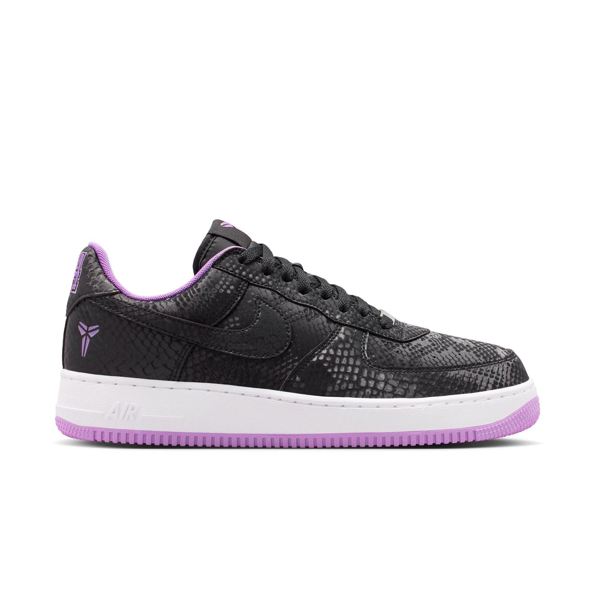 Nike Kobe Air Force 1 Low "Purple Stardust" Men's Shoe - BLACK/PURPLE STARDUST/WHITE