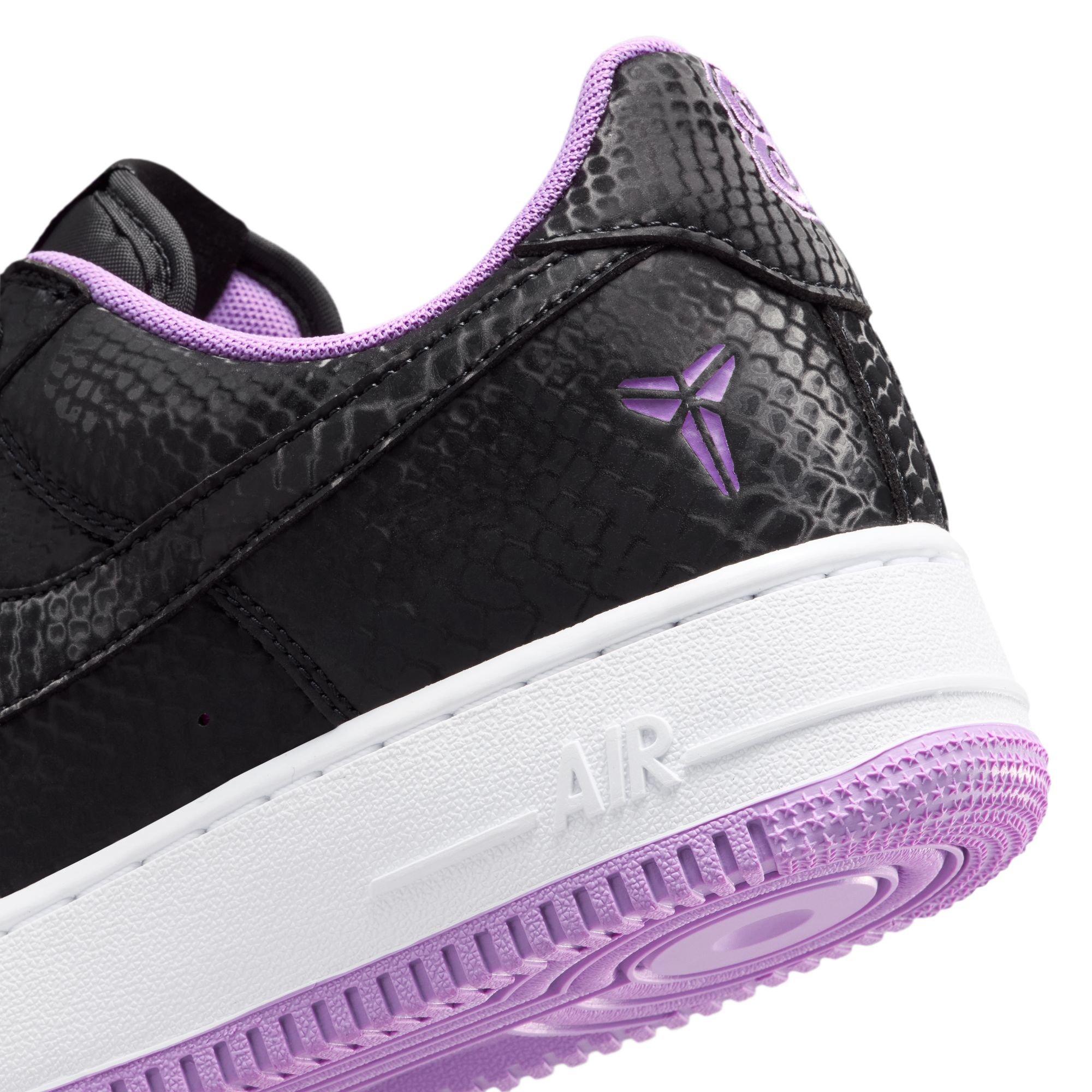 Nike Kobe Air Force 1 Low "Purple Stardust" Men's Shoe - BLACK/PURPLE STARDUST/WHITE