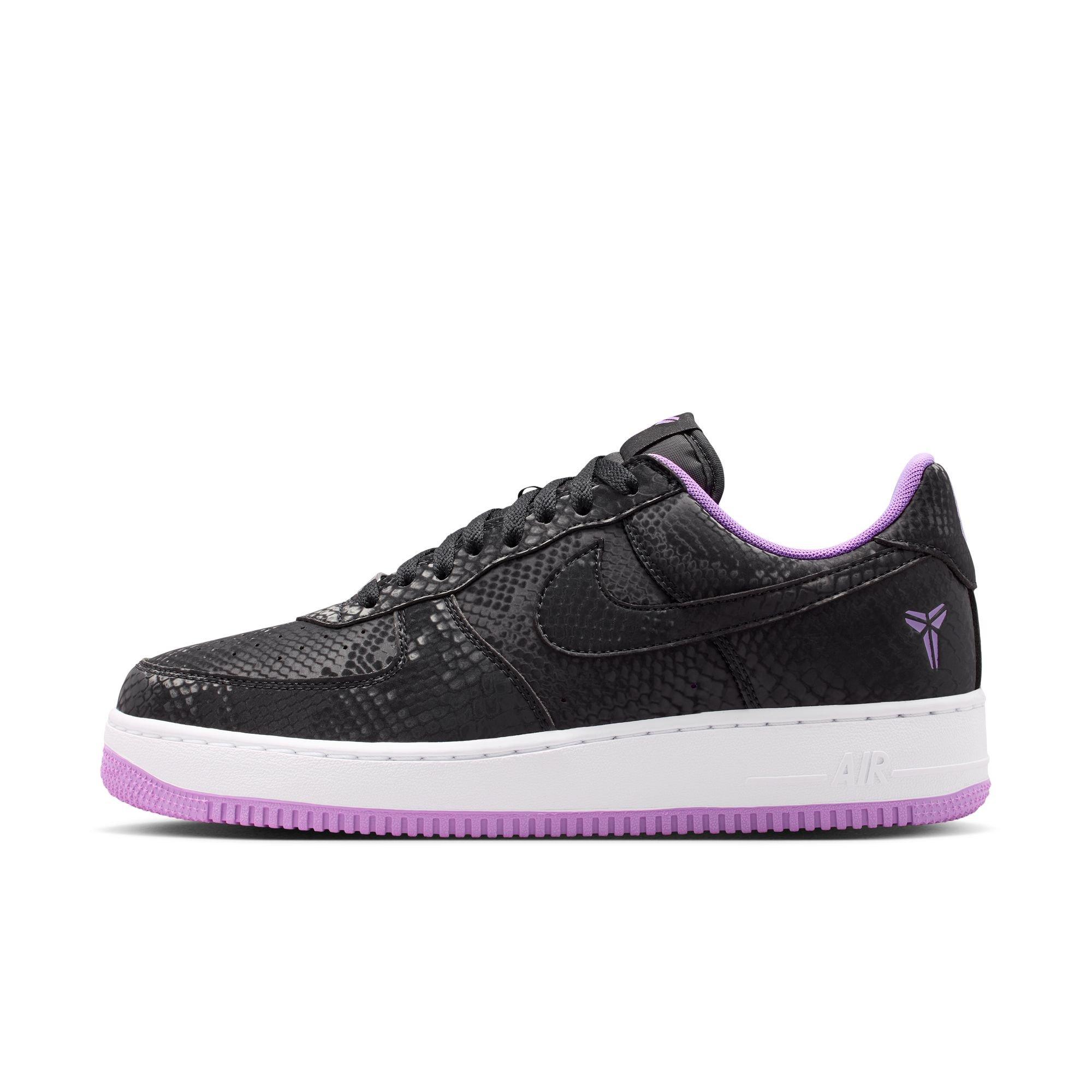Nike Kobe Air Force 1 Low "Purple Stardust" Men's Shoe - BLACK/PURPLE STARDUST/WHITE