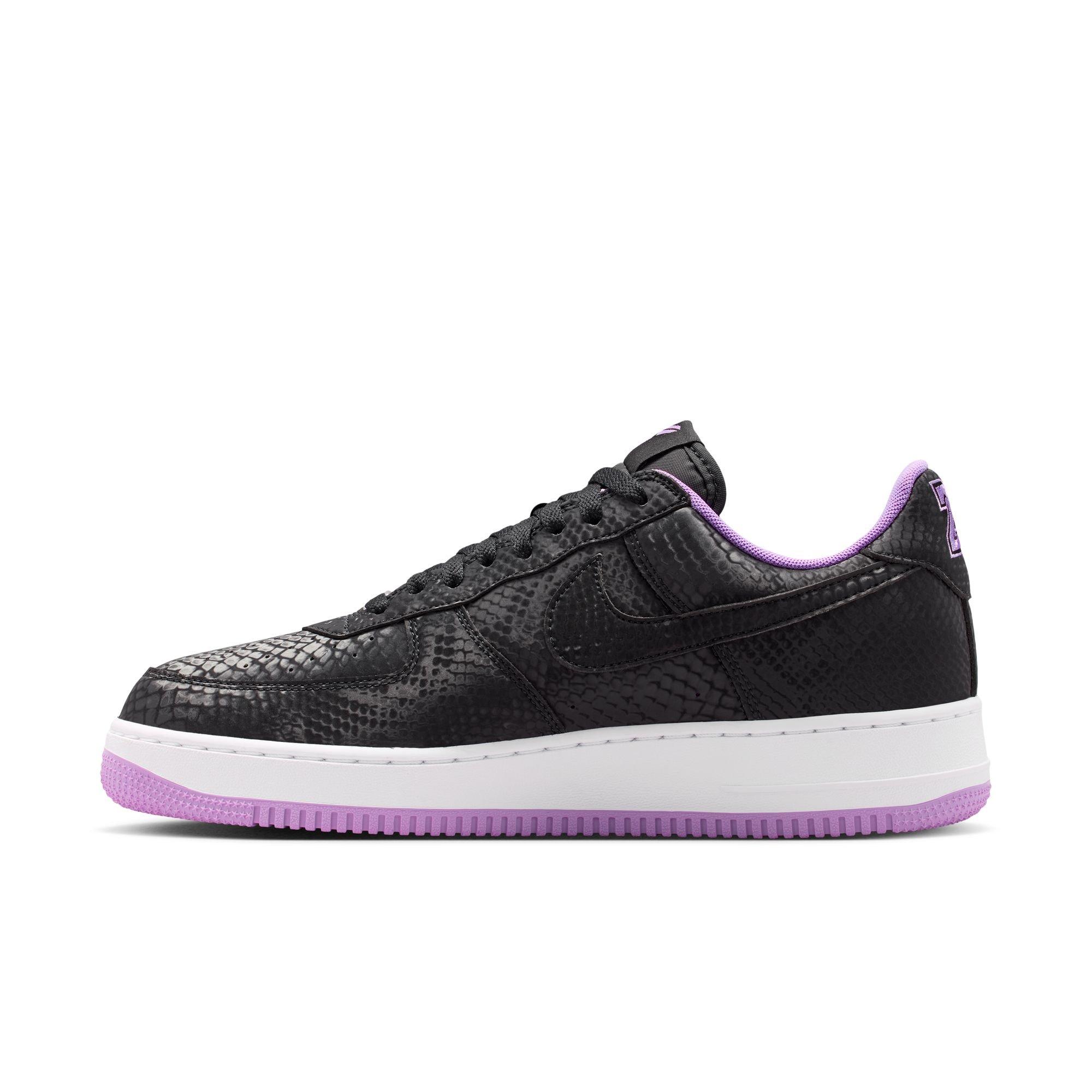 Nike Kobe Air Force 1 Low "Purple Stardust" Men's Shoe - BLACK/PURPLE STARDUST/WHITE