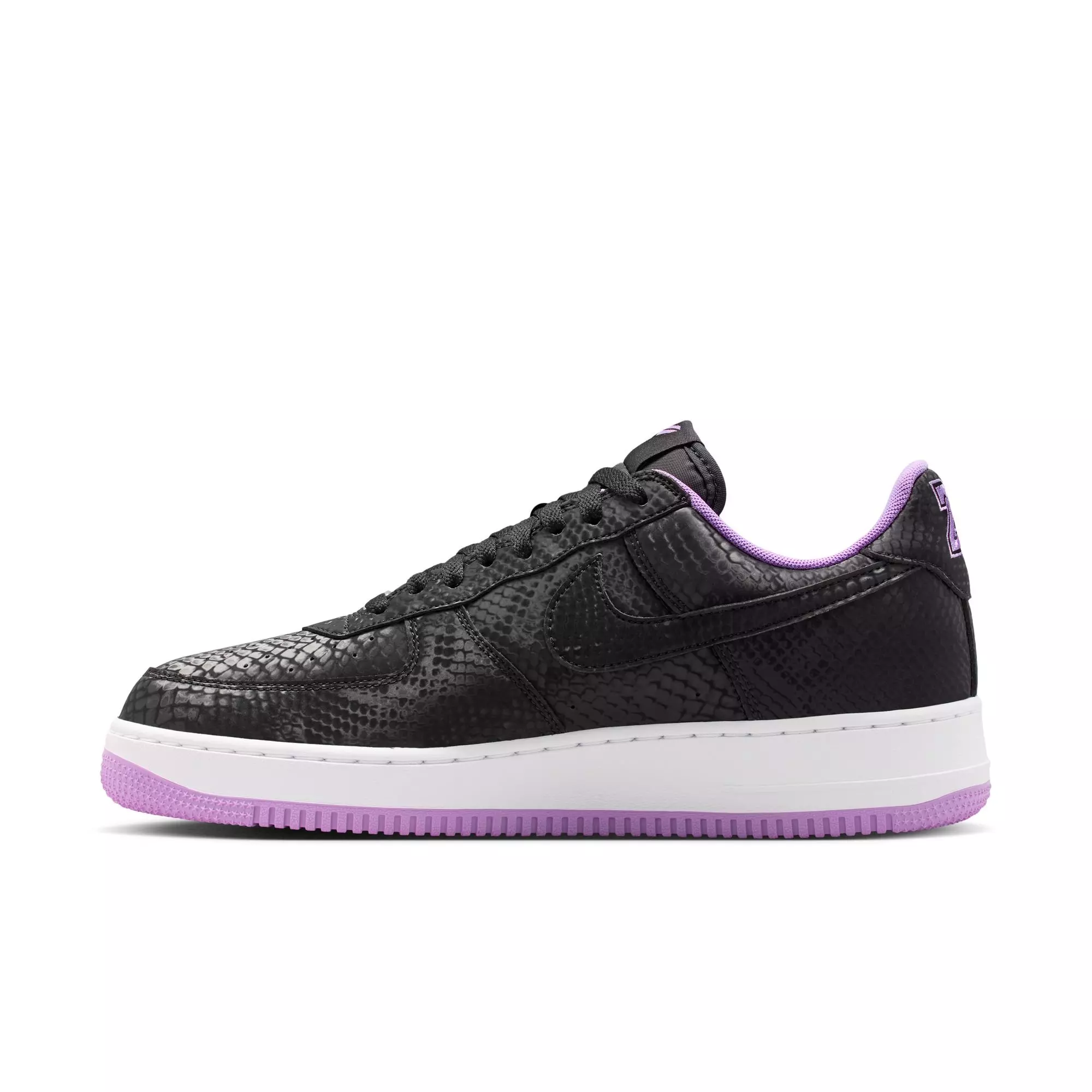 Nike Kobe Air Force 1 Low "Purple Stardust" Men's Shoe - BLACK/PURPLE STARDUST/WHITE