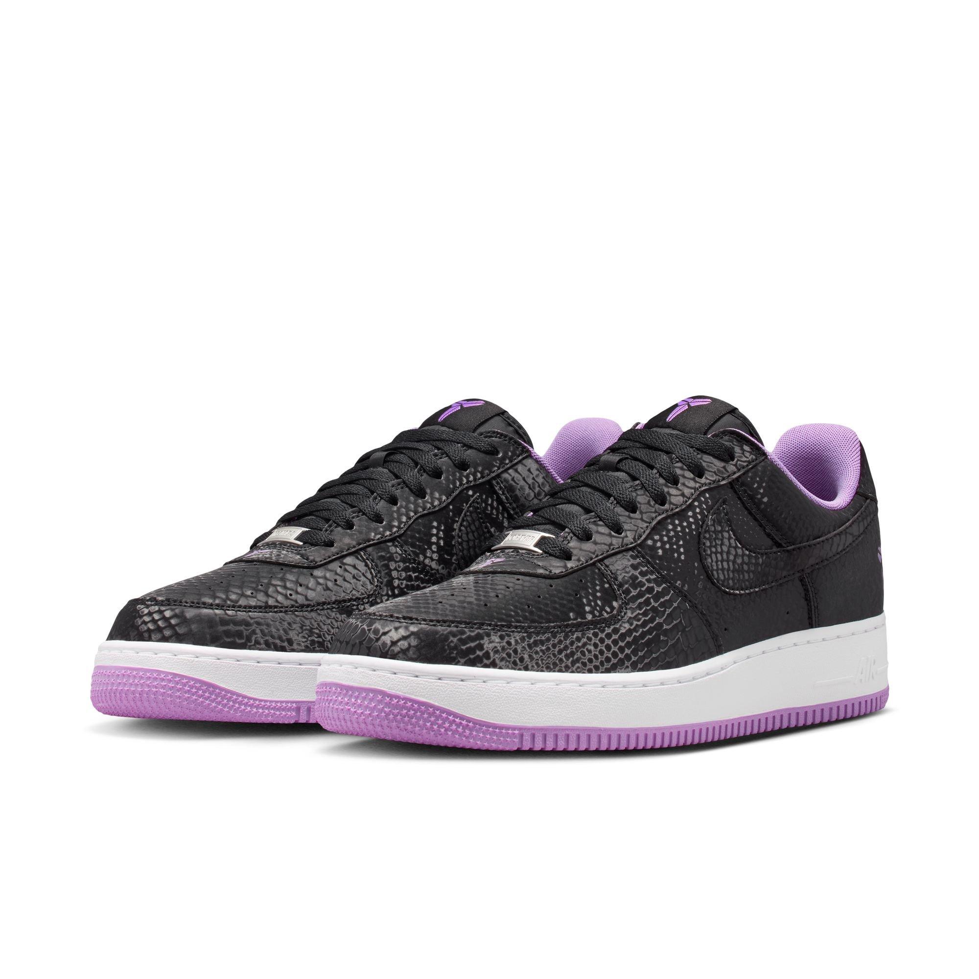 Nike Kobe Air Force 1 Low "Purple Stardust" Men's Shoe - BLACK/PURPLE STARDUST/WHITE