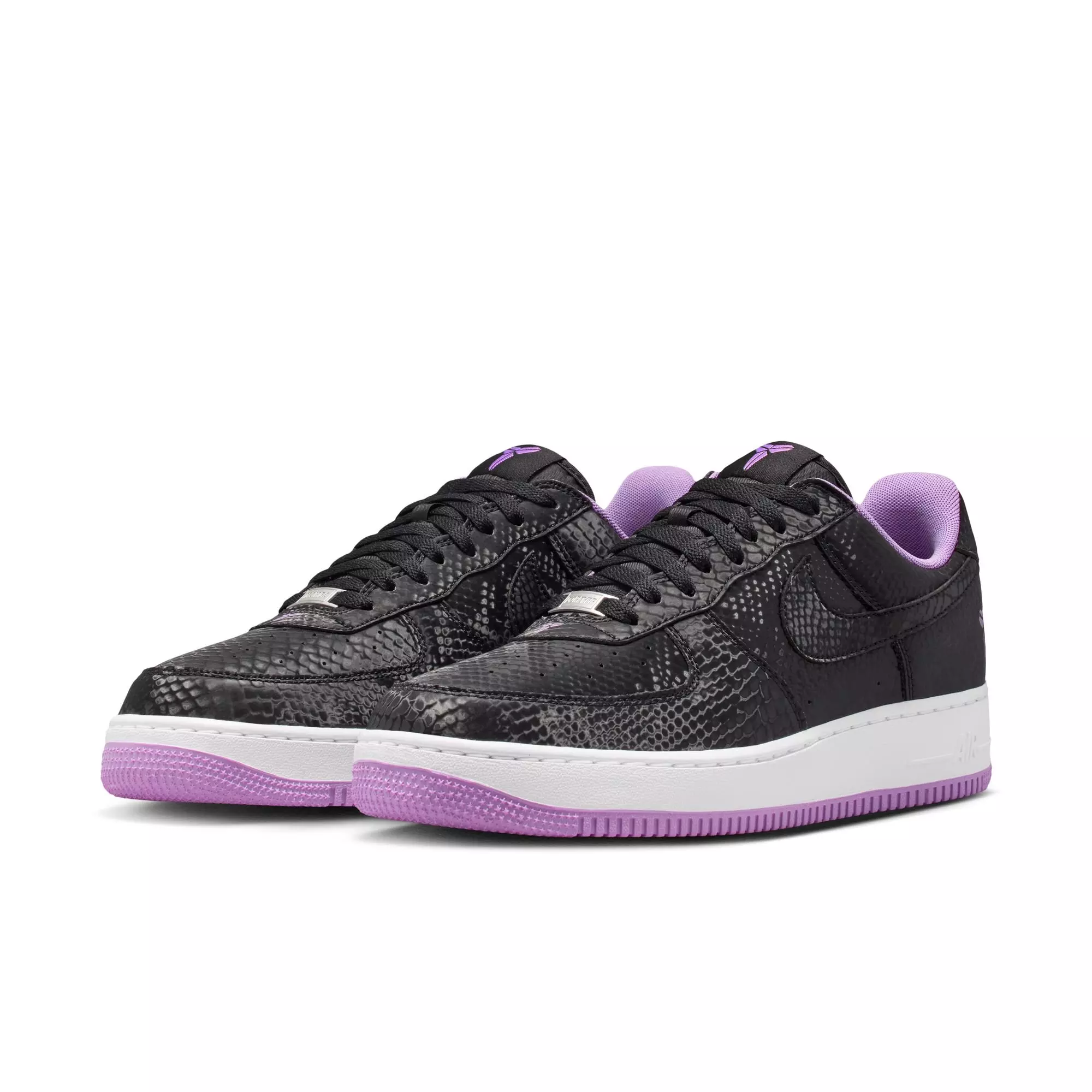 Nike Kobe Air Force 1 Low "Purple Stardust" Men's Shoe - BLACK/PURPLE STARDUST/WHITE