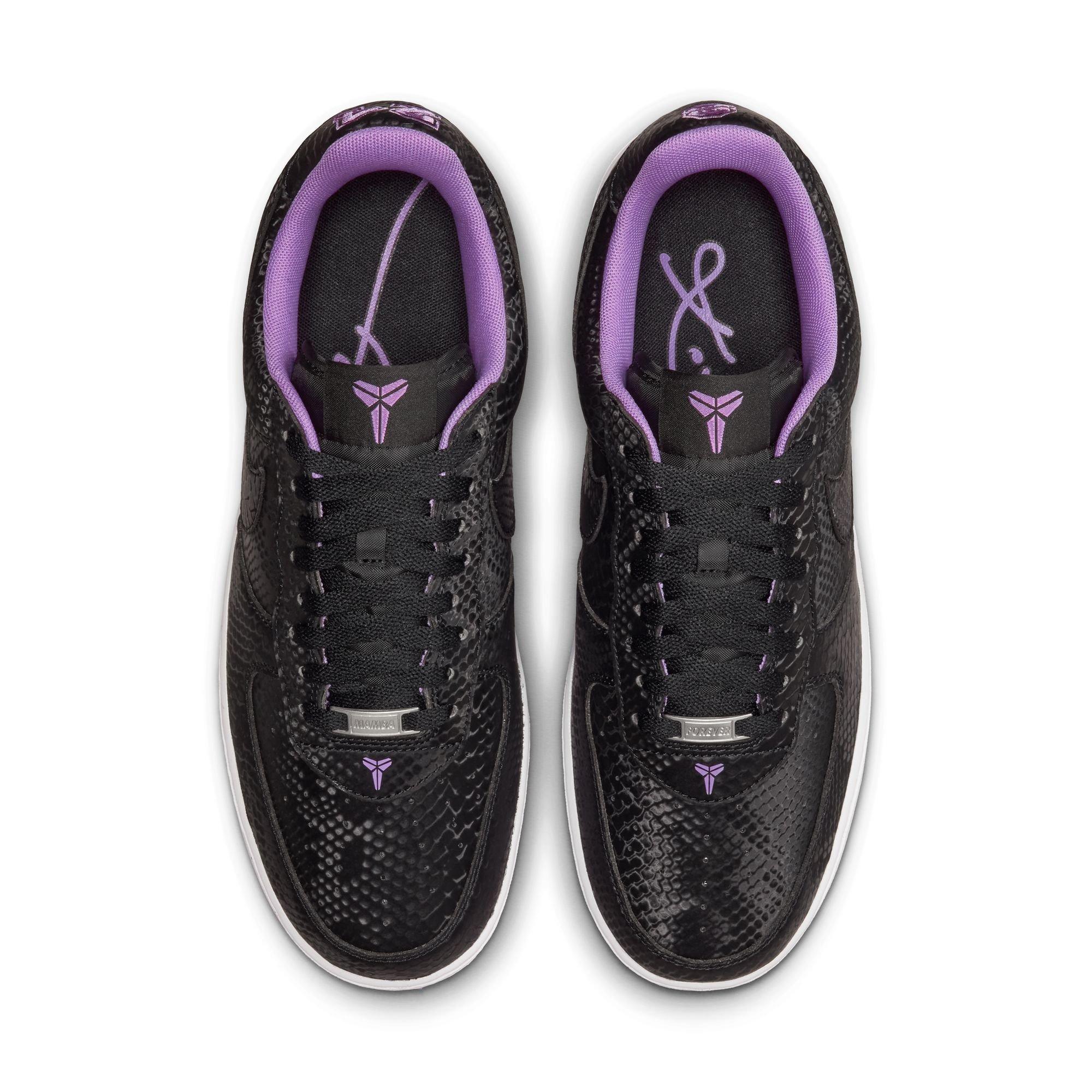 Nike Kobe Air Force 1 Low "Purple Stardust" Men's Shoe - BLACK/PURPLE STARDUST/WHITE