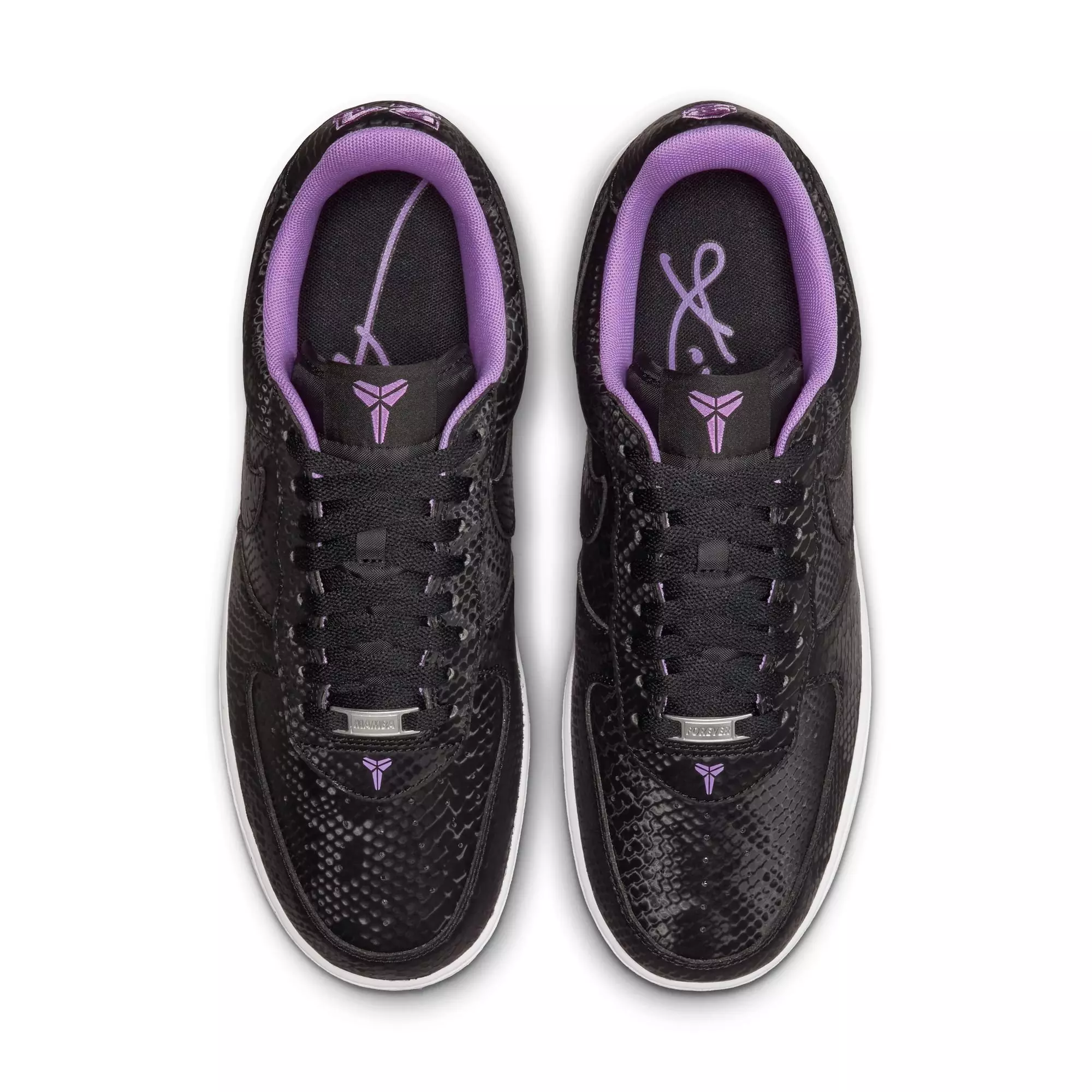 Nike Kobe Air Force 1 Low "Purple Stardust" Men's Shoe - BLACK/PURPLE STARDUST/WHITE