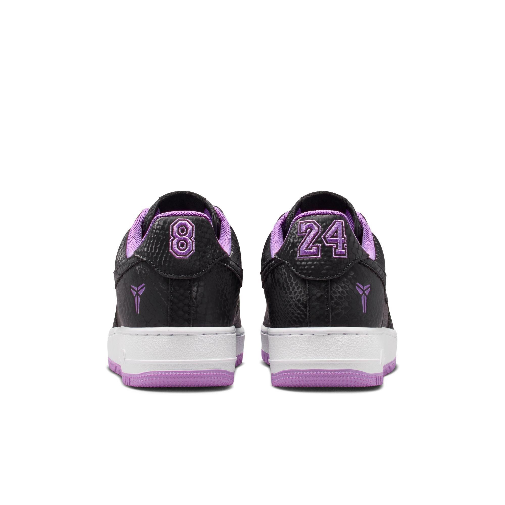 Nike Kobe Air Force 1 Low "Purple Stardust" Men's Shoe - BLACK/PURPLE STARDUST/WHITE