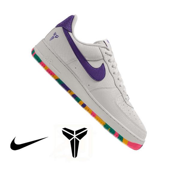 Nike Kobe Air Force 1 Low "Mamba Eterno" Men's Shoe - PINK/WHITE/PINK/PINK