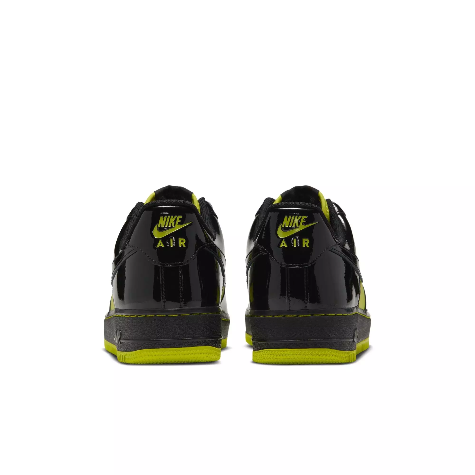 Nike Air Force 1 '07 LV8 "Bright Cactus/Black/Dark Iris" Men's Shoe - BLACK/YELLOW