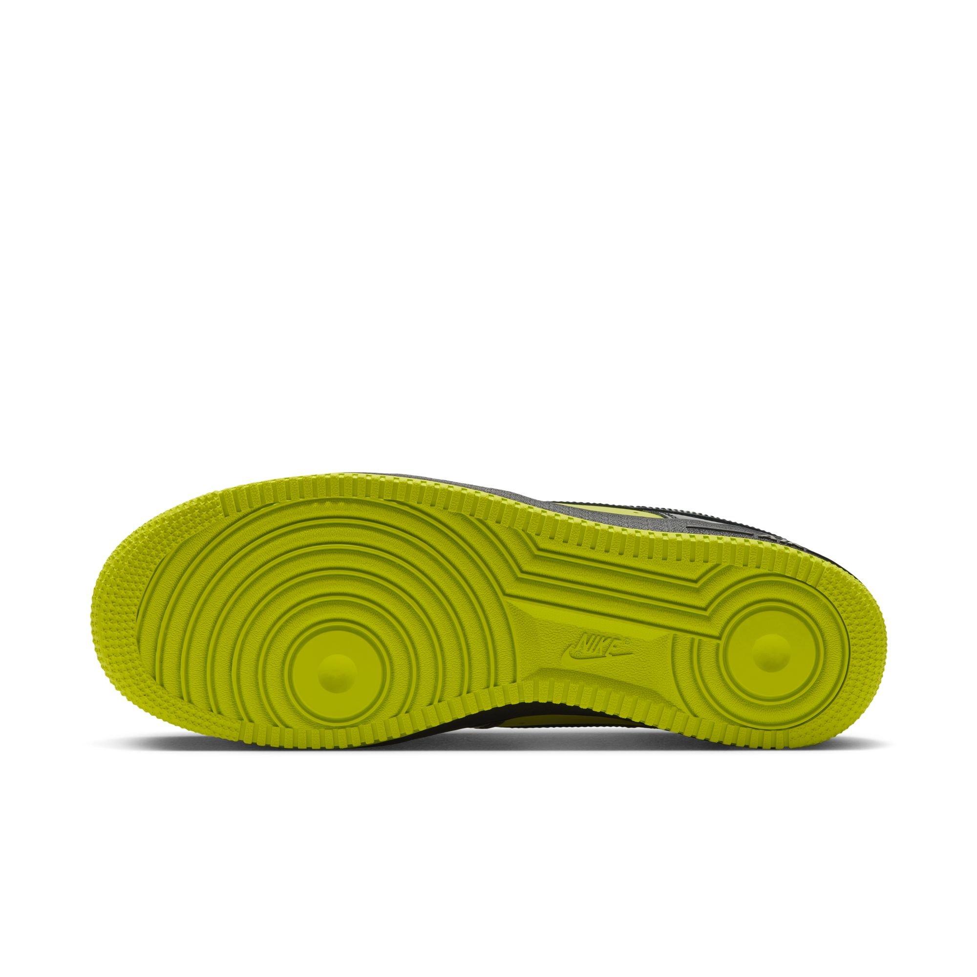 Nike Air Force 1 '07 LV8 "Bright Cactus/Black/Dark Iris" Men's Shoe - BLACK/YELLOW