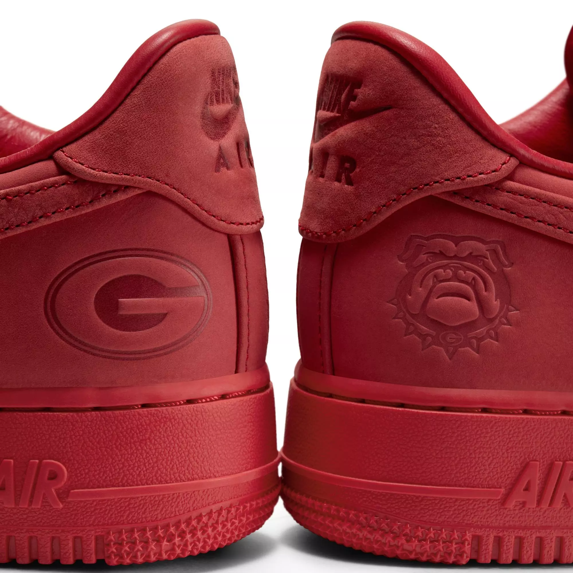 Nike Air Force 1 "University of Georgia" Men's Shoe - UNIVERSITY RED