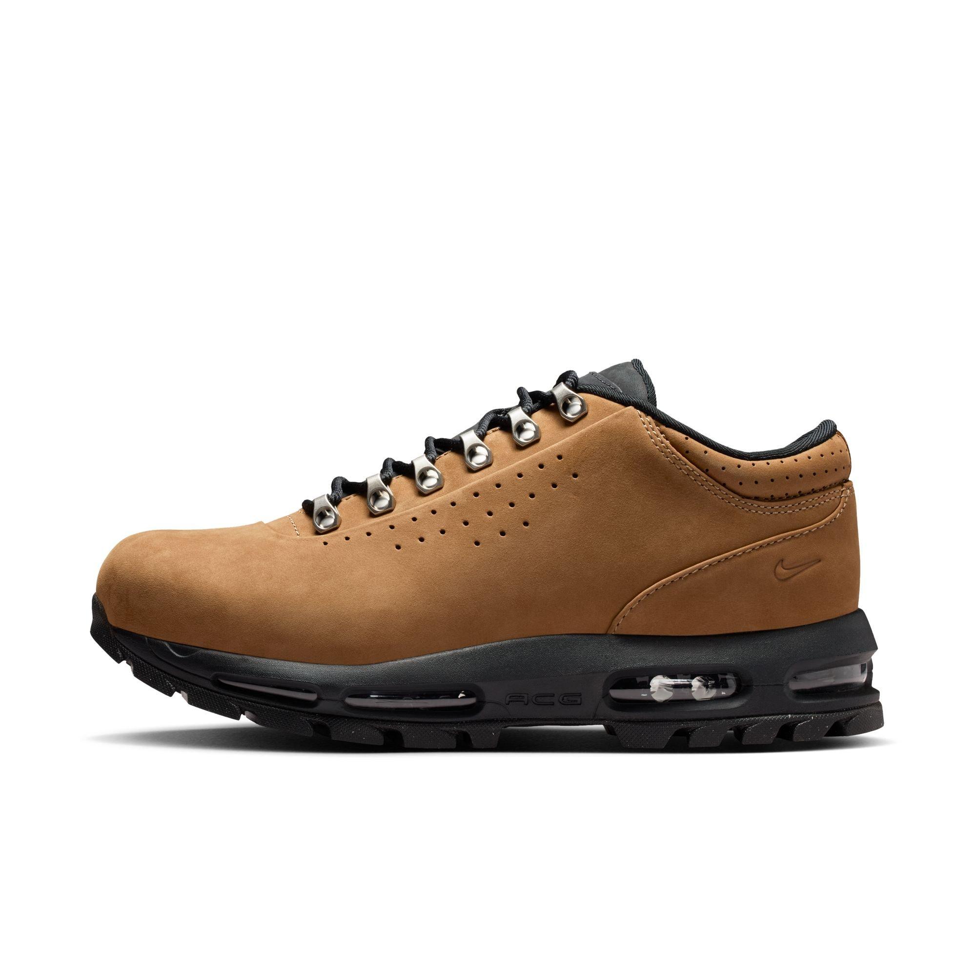 Nike Air Max Goadome Low SP "Taupe/University Red/Black" Men's Boot - TAN Thumbnail View 3