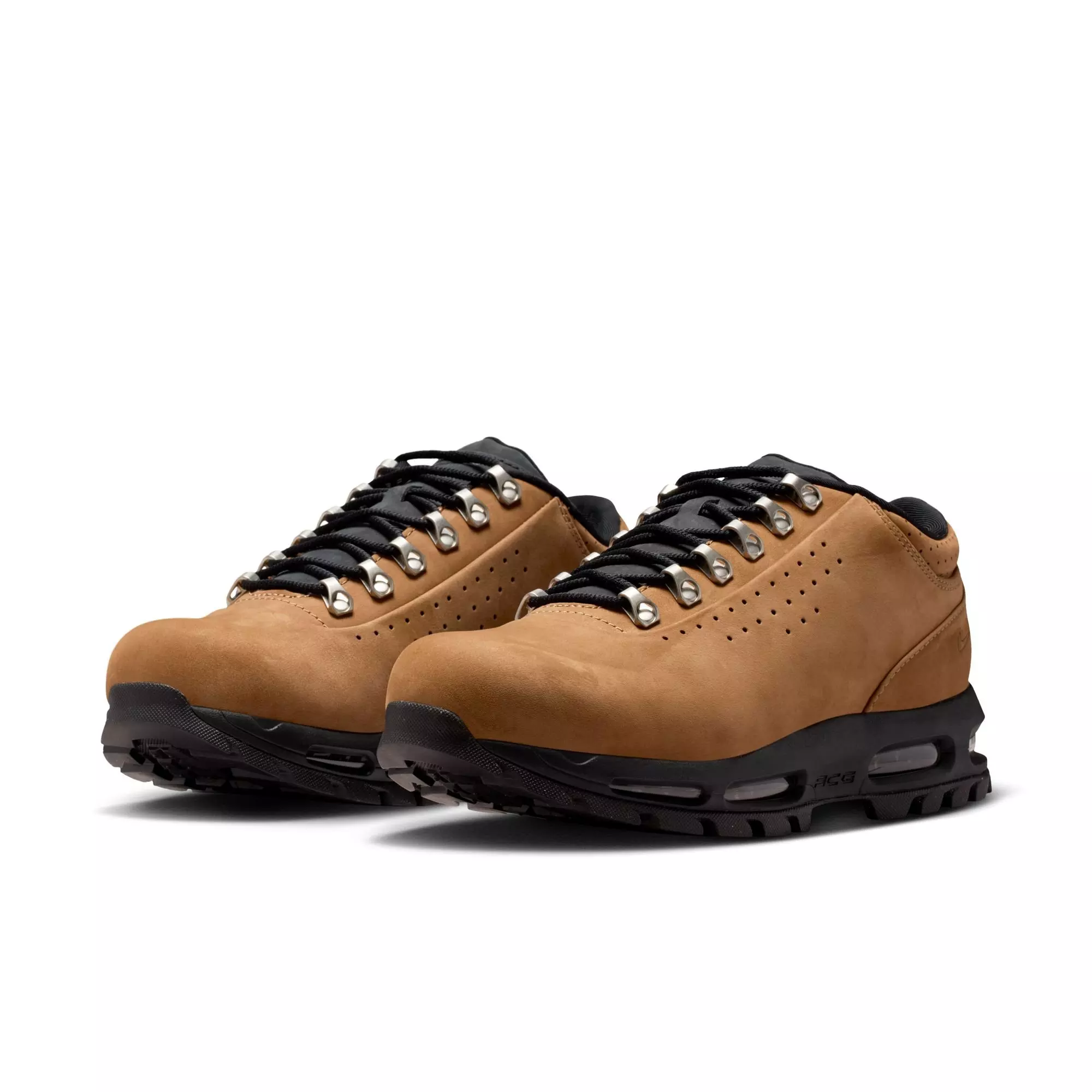 Nike Air Max Goadome Low SP "Taupe/University Red/Black" Men's Boot - TAN