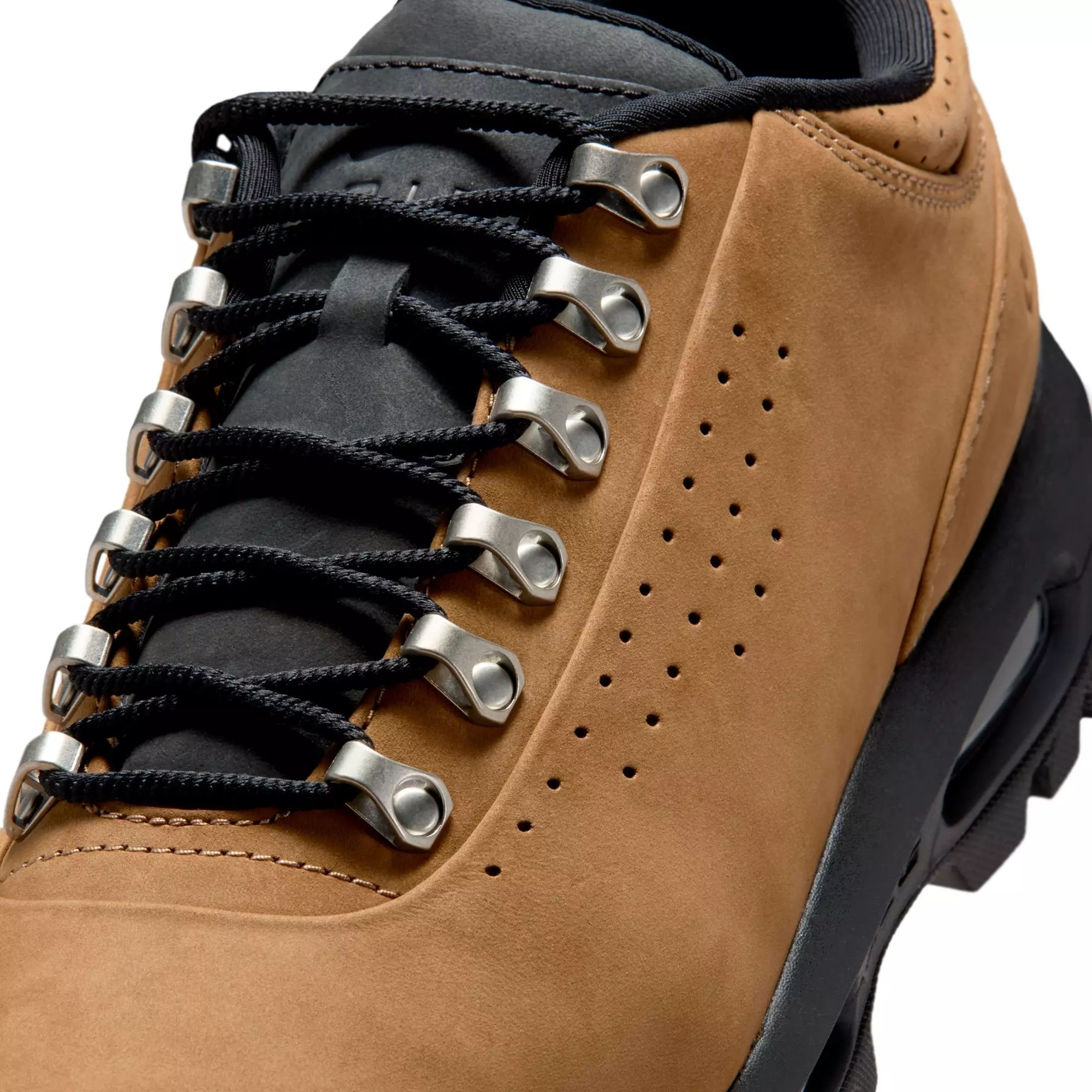 Nike Air Max Goadome Low SP "Taupe/University Red/Black" Men's Boot - TAN
