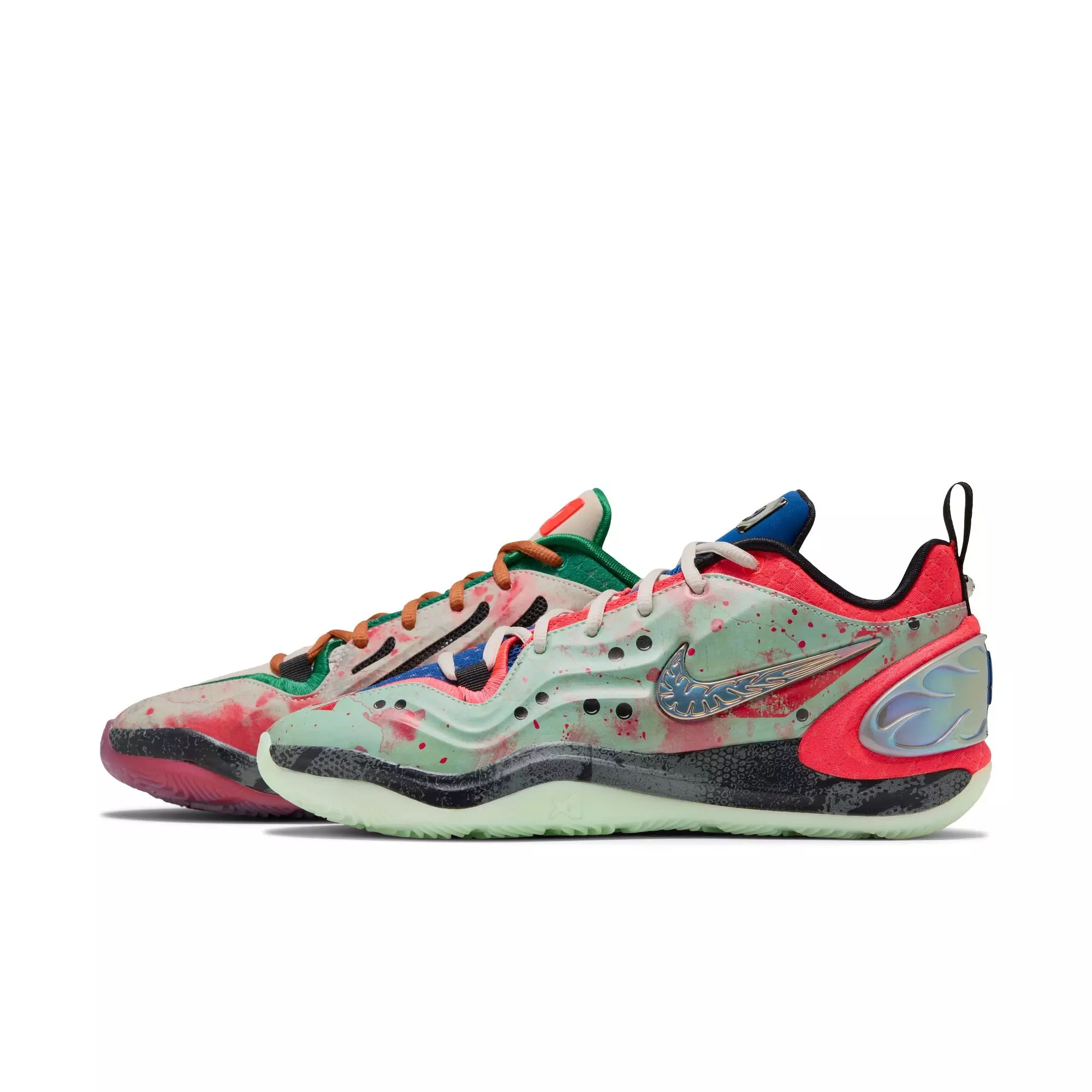 Nike A'Two "Potion No. 22" Basketball Shoe - LT OREWOOD BRN/BLACK/PINE GREEN