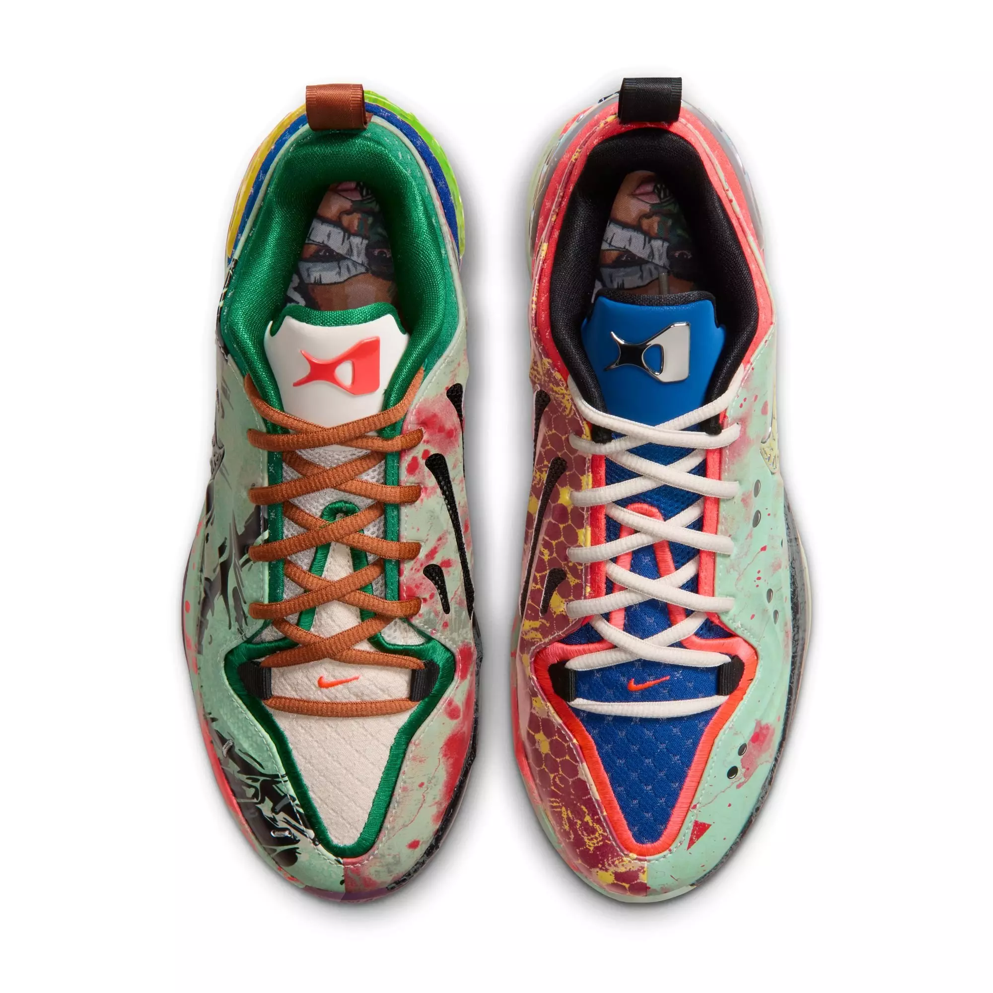Nike A'Two "Potion No. 22" Basketball Shoe - LT OREWOOD BRN/BLACK/PINE GREEN