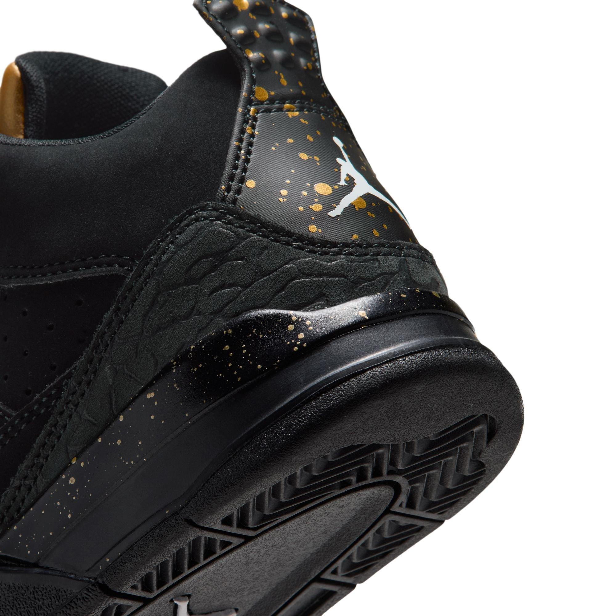 Jordan Son of Mars Low "Black/White/Metallic Gold" Preschool Boys' Shoe - BLACK/GOLD