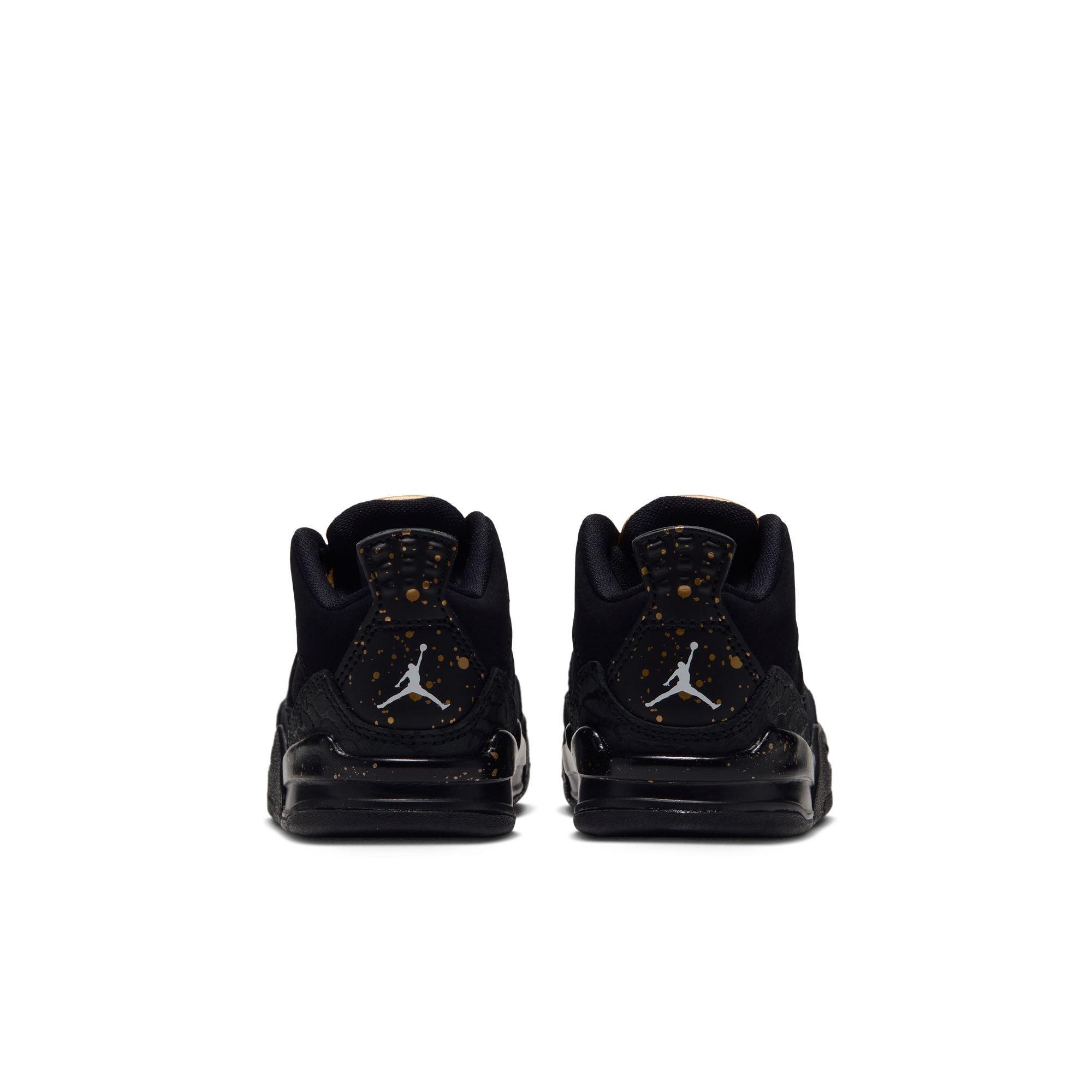 Jordan Son of Mars "Black/White/Metallic Gold" Toddler Boys' Shoe - BLACK/GOLD