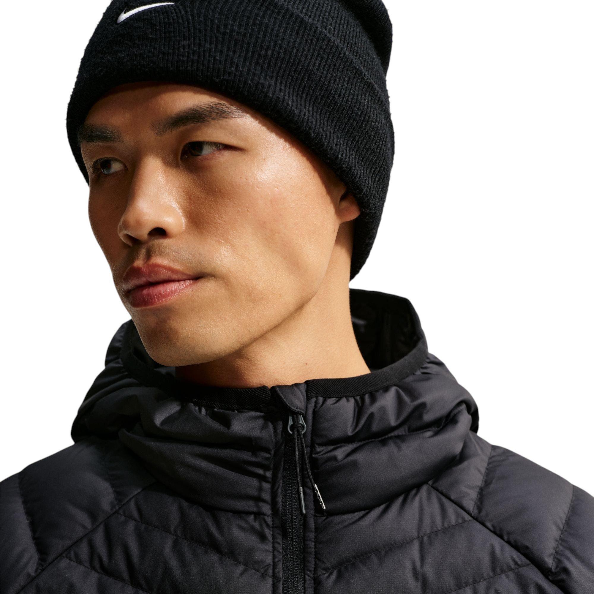 M NK WR LTWT PUFFER HOOD JKT - BLACK - BLACK
