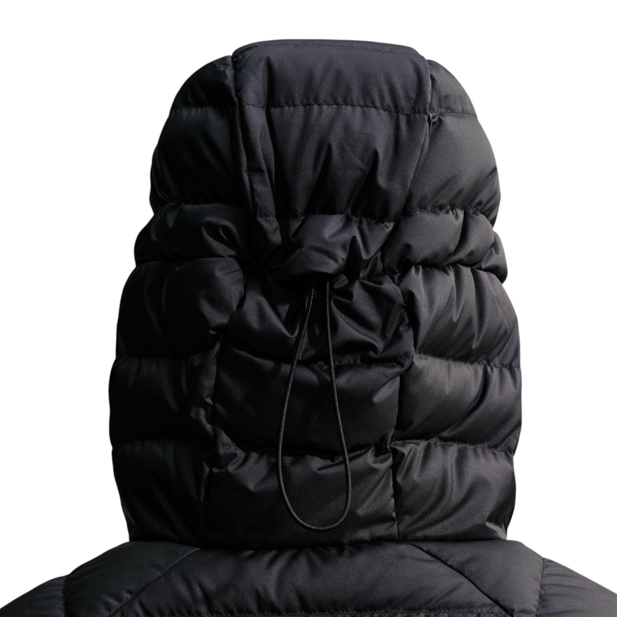M NK WR LTWT PUFFER HOOD JKT - BLACK - BLACK