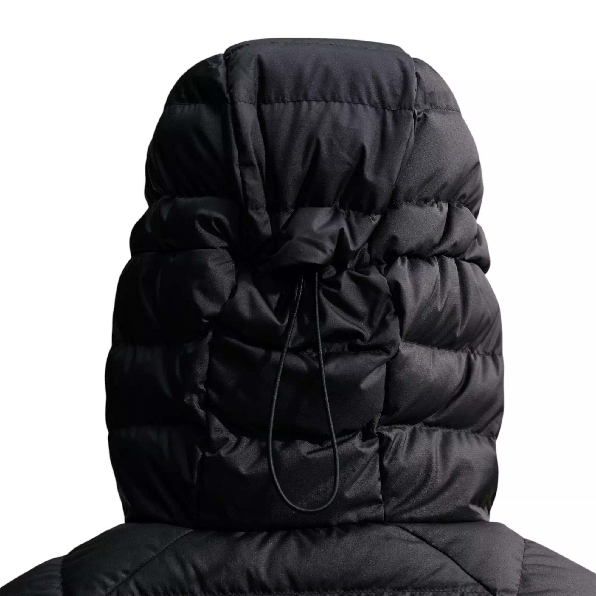 M NK WR LTWT PUFFER HOOD JKT - BLACK - BLACK