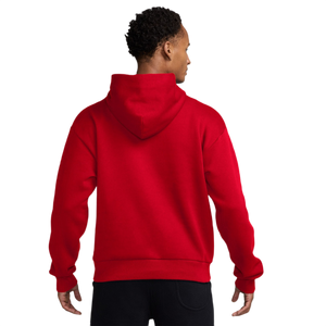 Nike Men's Solo Fleece Pullover Hoodie - Red - RED