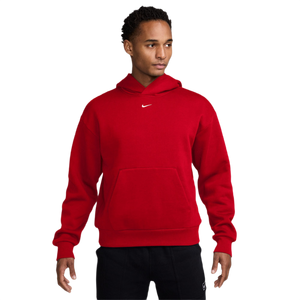 Nike Men's Solo Fleece Pullover Hoodie - Red - RED