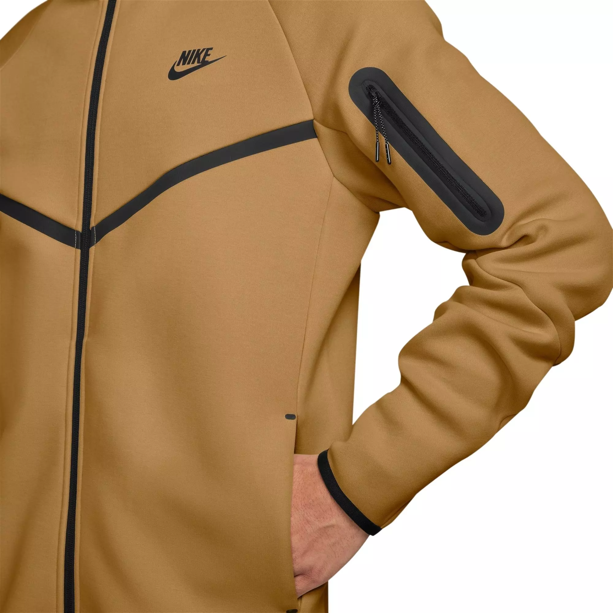 Nike Men's Tech Fleece Windrunner Full-Zip Jacket - WHEAT