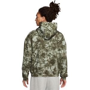 Nike Men's Standard Issue Therma-FIT Brushed Basketball Pullover Hoodie - Olive Camo - OLIVE CAMO