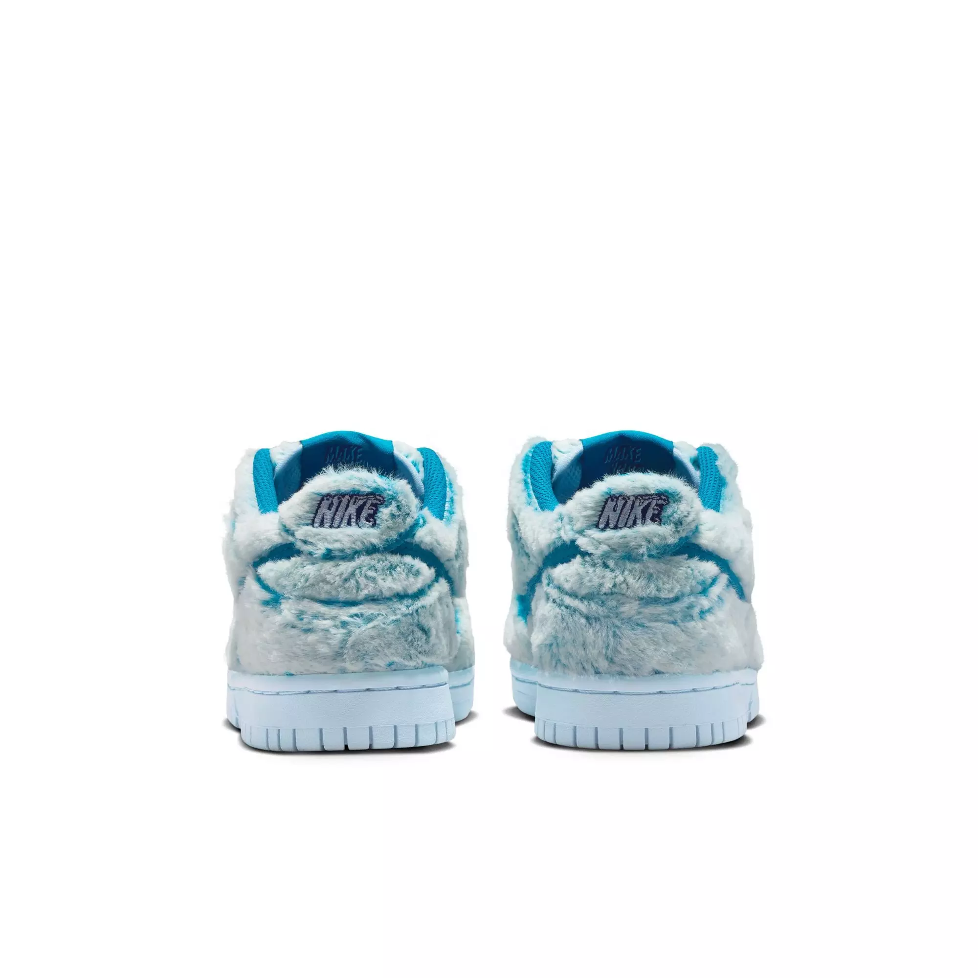 Nike Dunk Low "Celestine Blue/Green Abyss/White" Grade School Girls' Shoe - BLUE