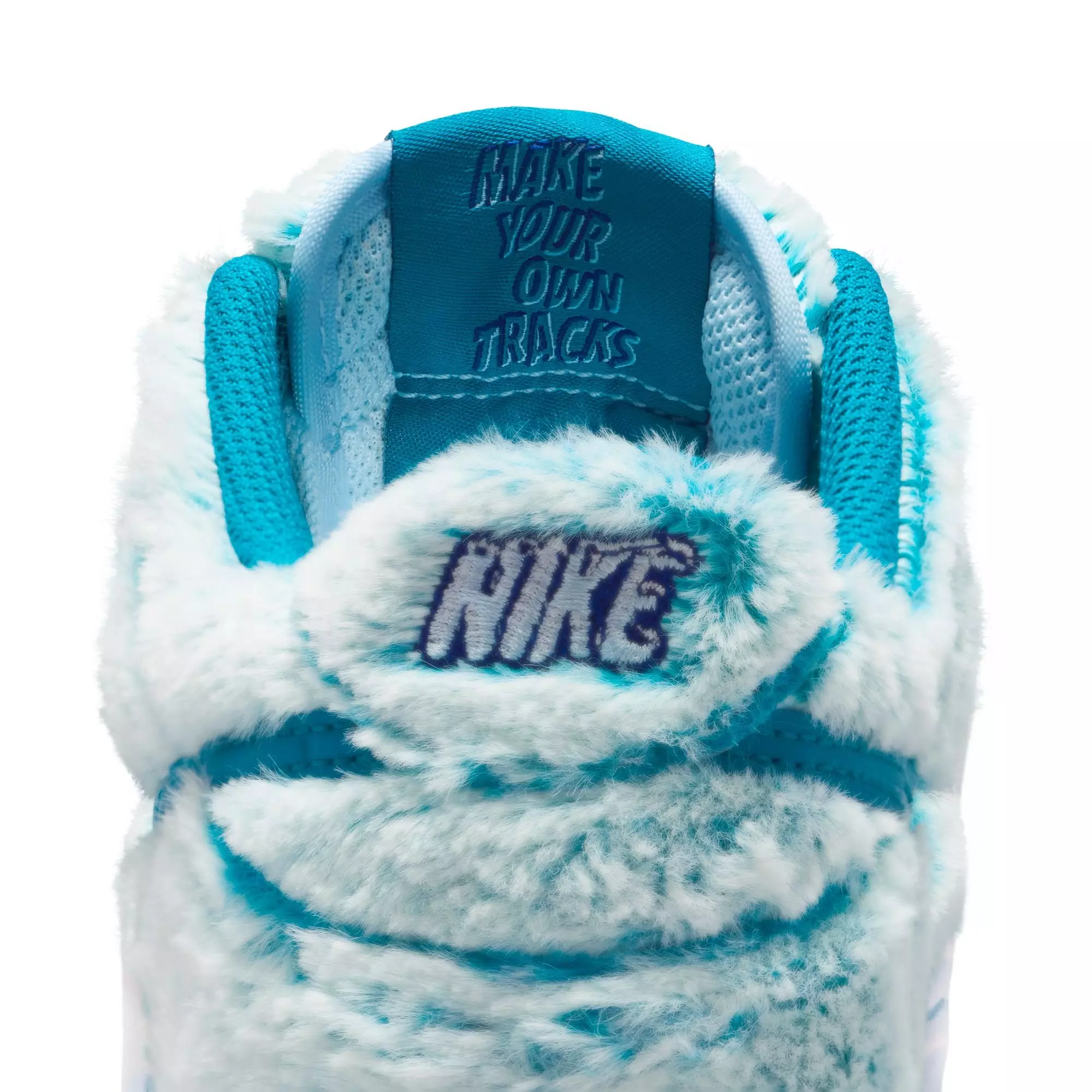 Nike Dunk Low "Celestine Blue/Green Abyss/White" Grade School Girls' Shoe - BLUE