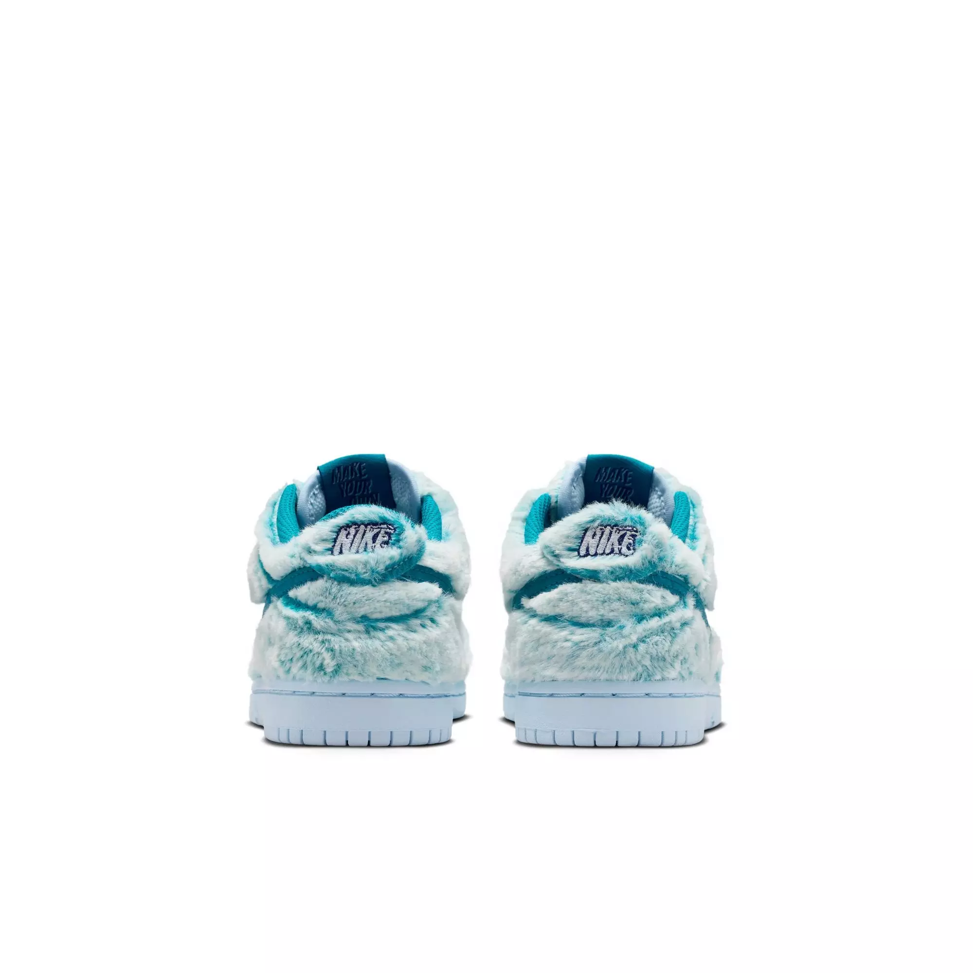 Nike Dunk Low "Celestine Blue/Green Abyss/White" Preschool Girls' Shoe - BLUE