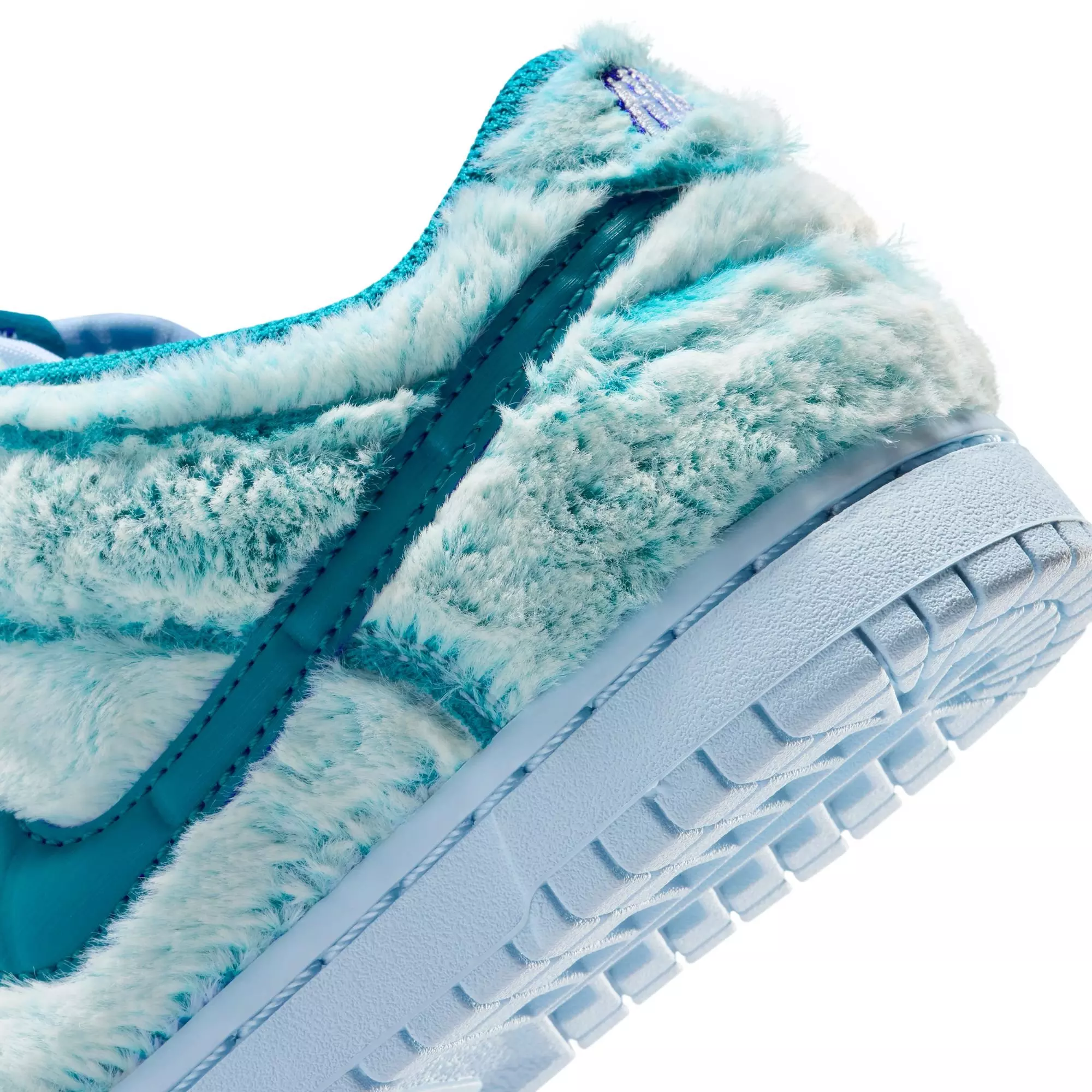 Nike Dunk Low "Celestine Blue/Green Abyss/White" Preschool Girls' Shoe - BLUE