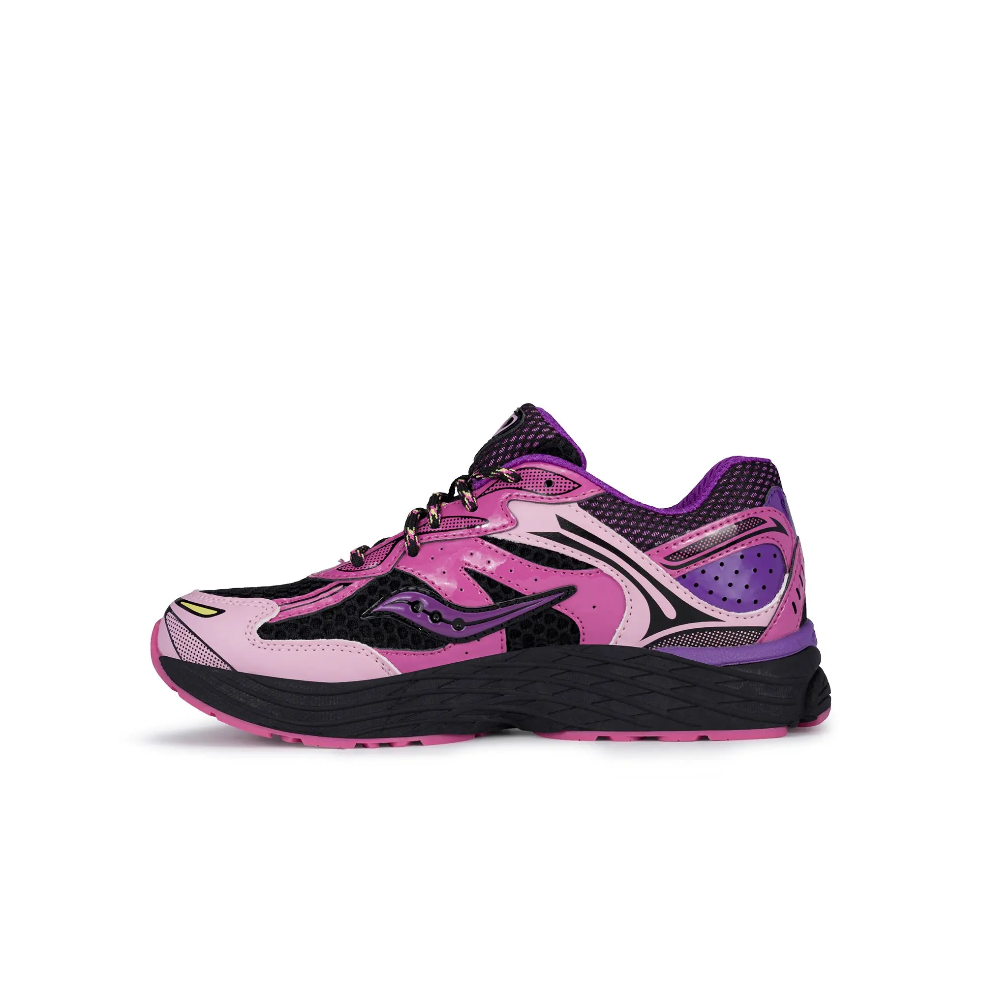 Saucony Omni 9 KDZ "Pink/Black" Preschool Girls' Shoe - PINK/BLACK