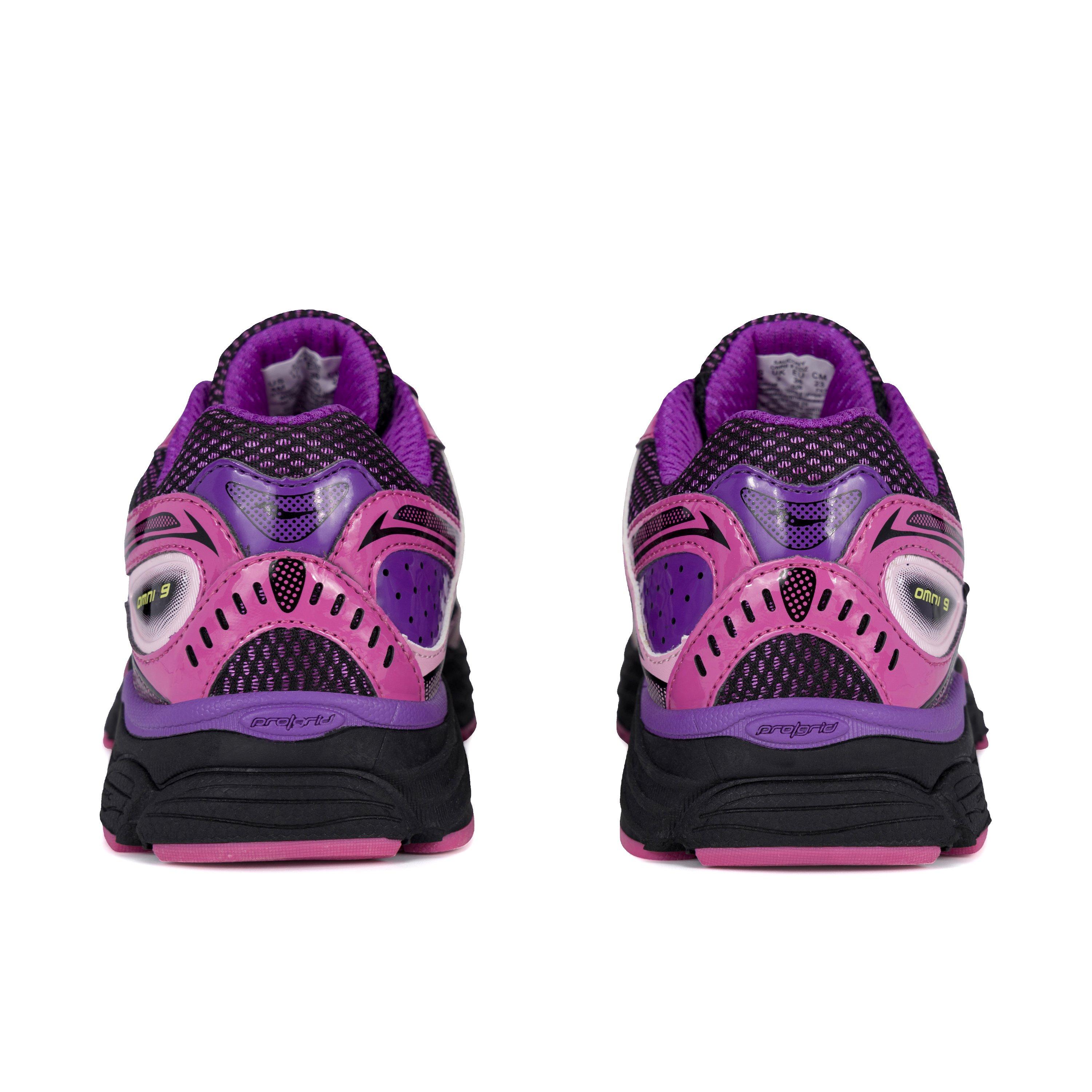 Saucony Omni 9 KDZ "Pink/Black" Preschool Girls' Shoe - PINK/BLACK
