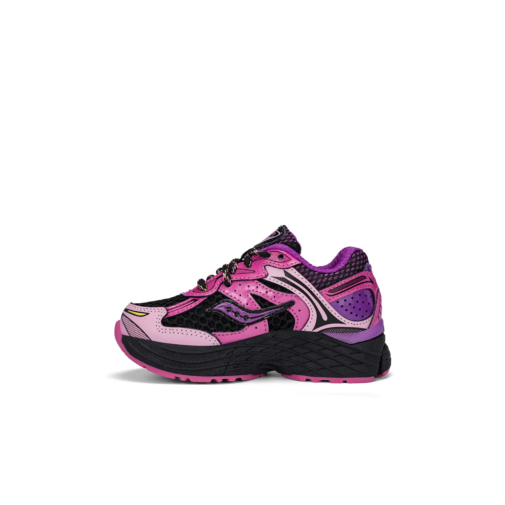 Saucony Omni 9 KDZ "Pink/Black" Toddler Girls' Shoe - PINK/BLACK