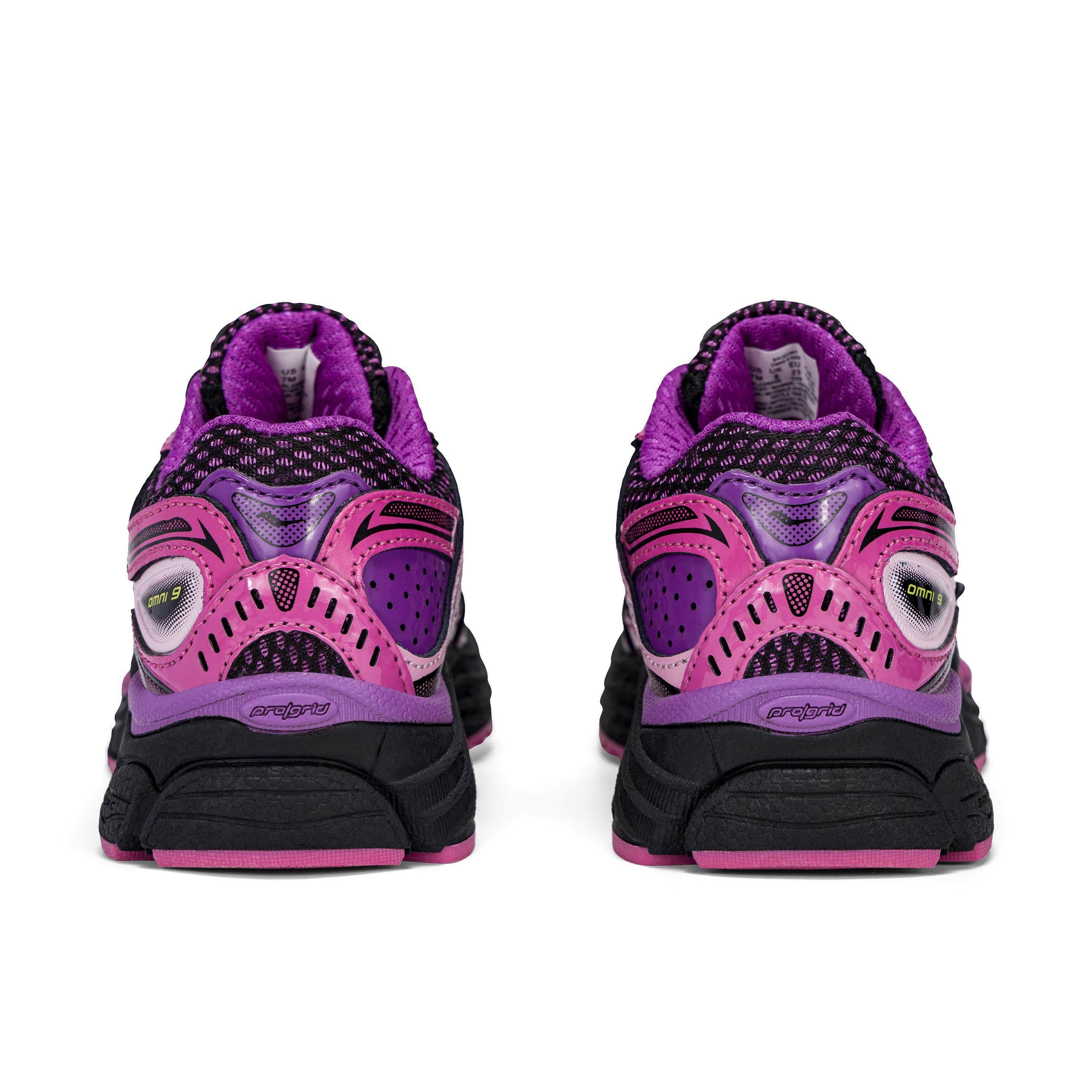Saucony Omni 9 KDZ "Pink/Black" Toddler Girls' Shoe - PINK/BLACK