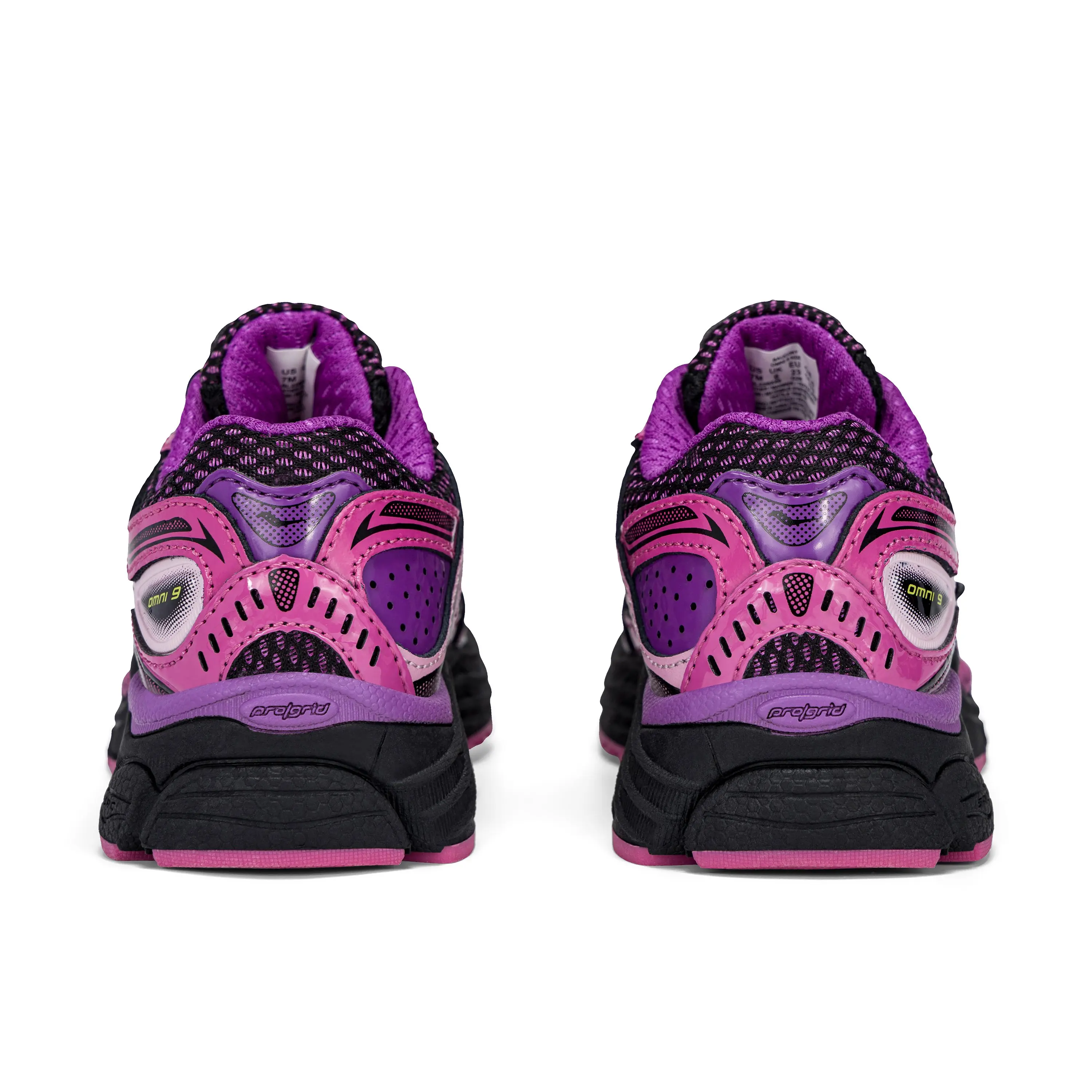 Saucony Omni 9 KDZ "Pink/Black" Toddler Girls' Shoe - PINK/BLACK