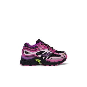 Saucony Omni 9 KDZ "Pink/Black" Toddler Girls' Shoe - PINK/BLACK