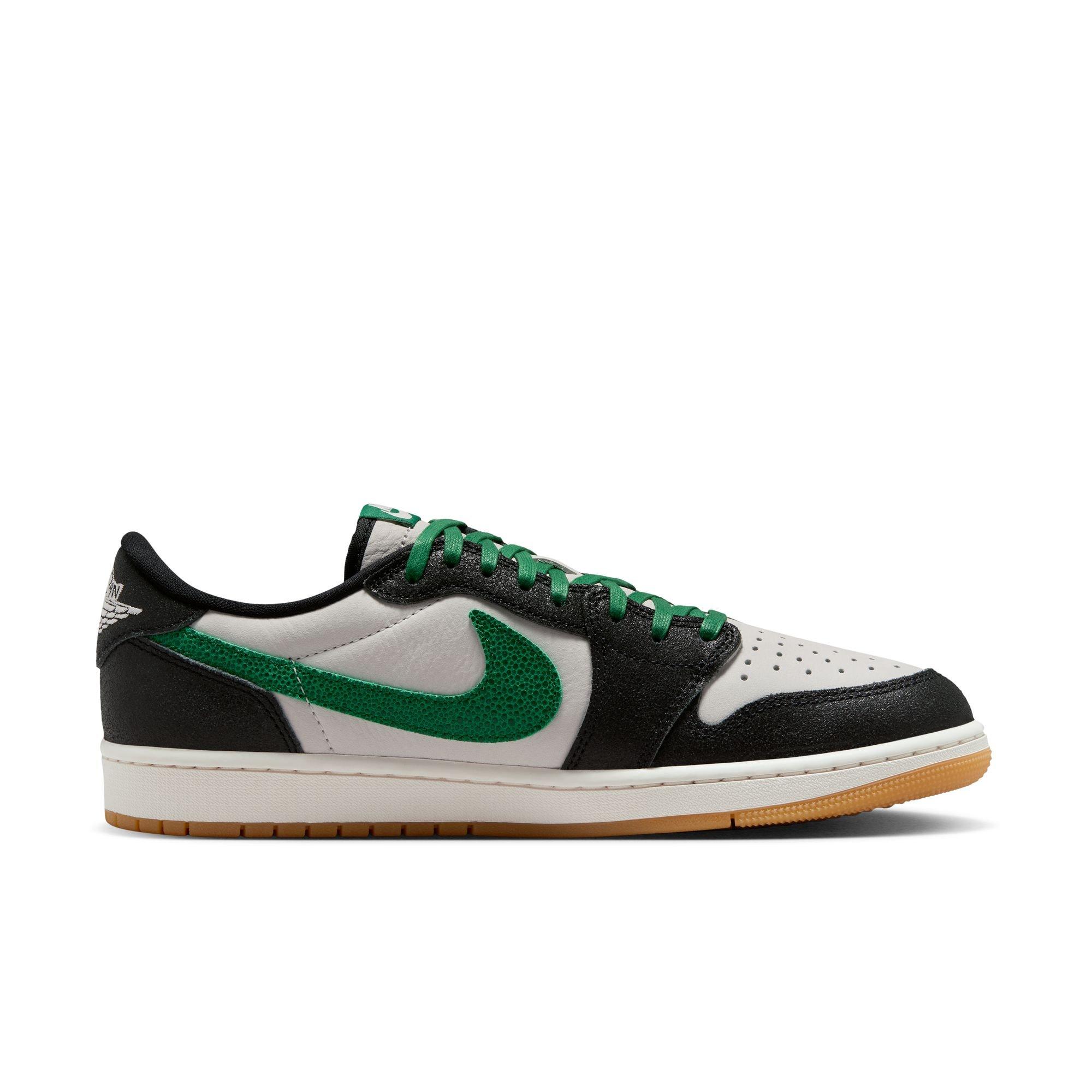 Jordan 1 Retro Low OG "Pine Green" Men's Shoe - PHANTOM/PINE GREEN/BLACK Thumbnail View 3