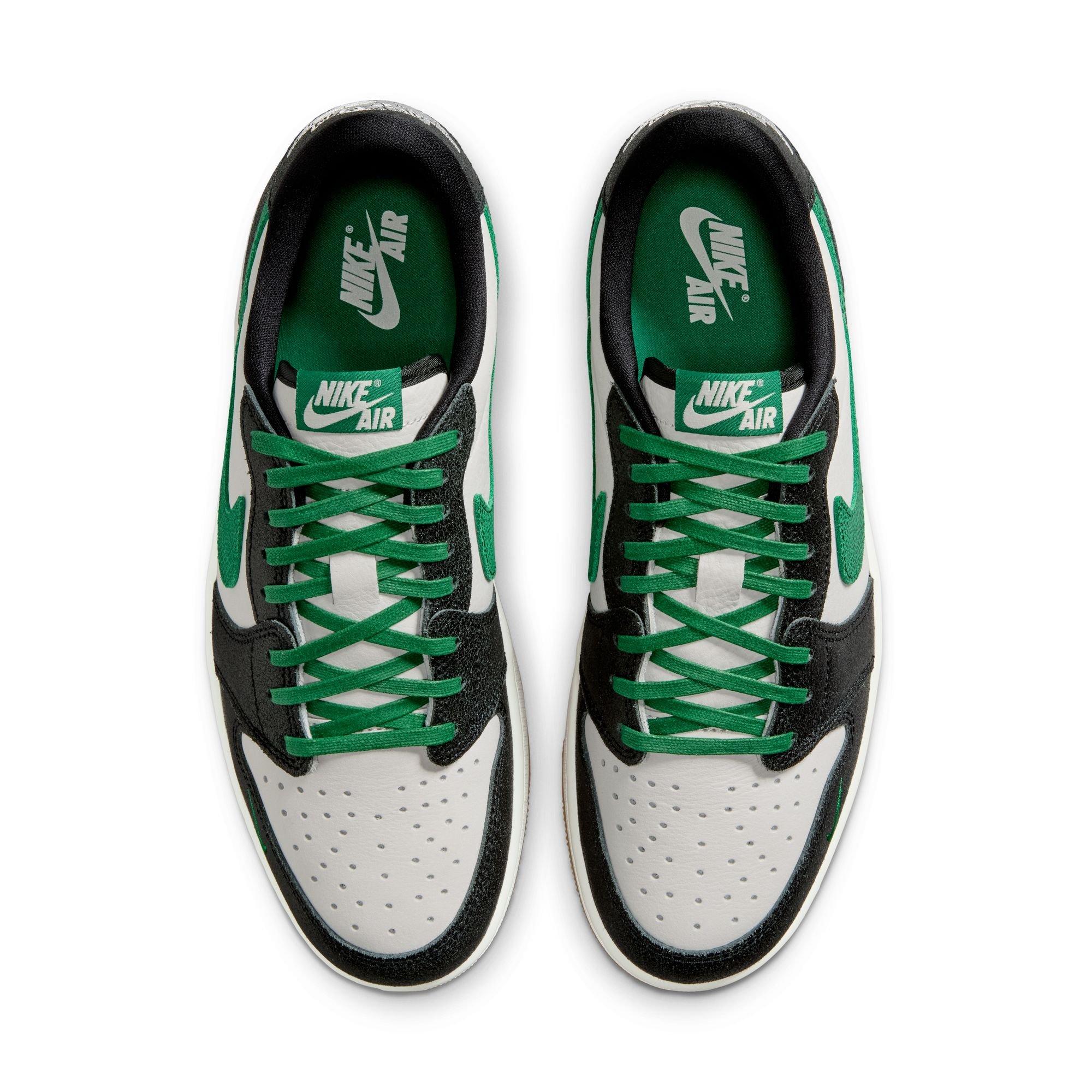 Jordan 1 Retro Low OG "Pine Green" Men's Shoe - PHANTOM/PINE GREEN/BLACK Thumbnail View 11