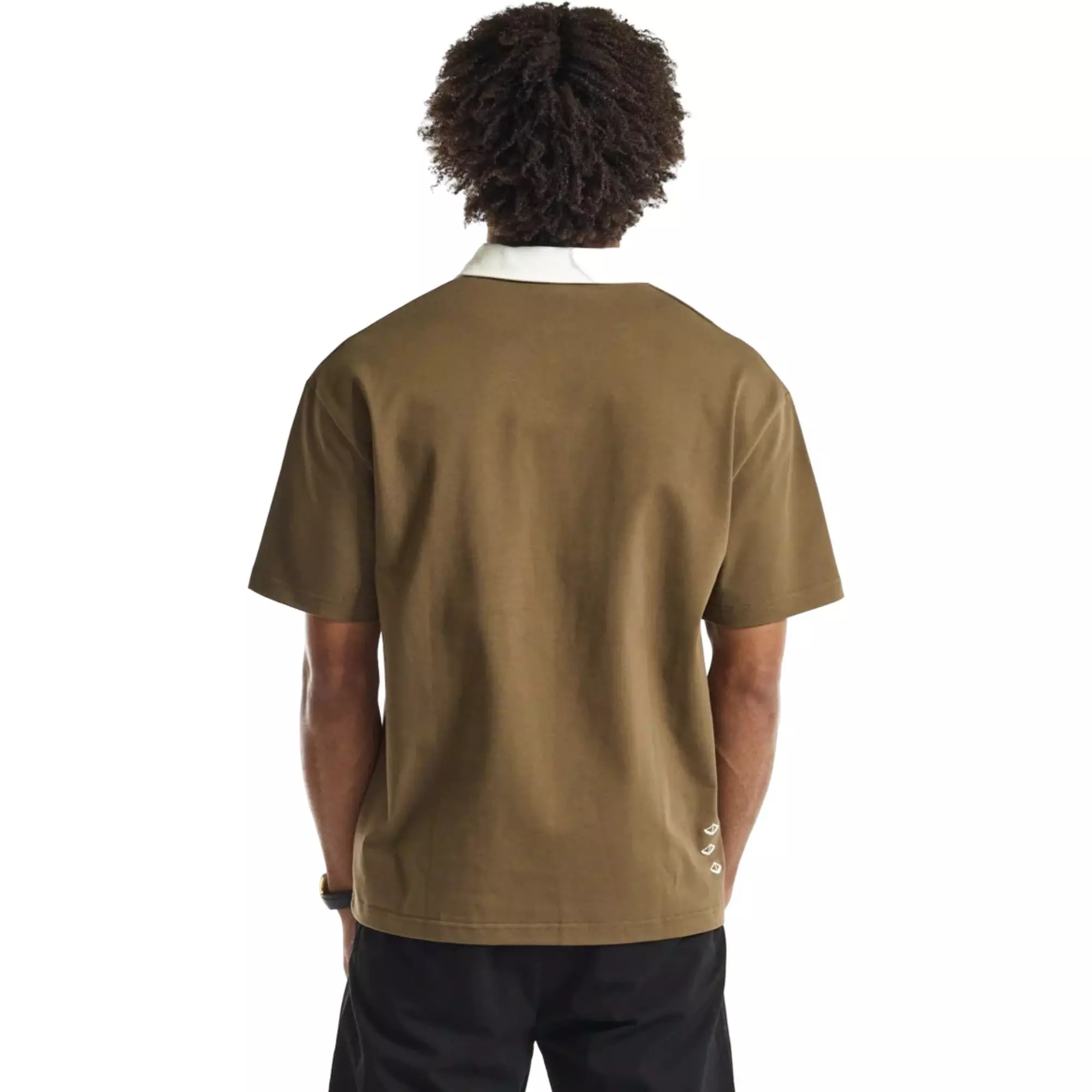 VOUSETI Men's Sports Polo Shirt - BROWN