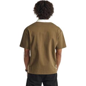 VOUSETI Men's Sports Polo Shirt - BROWN
