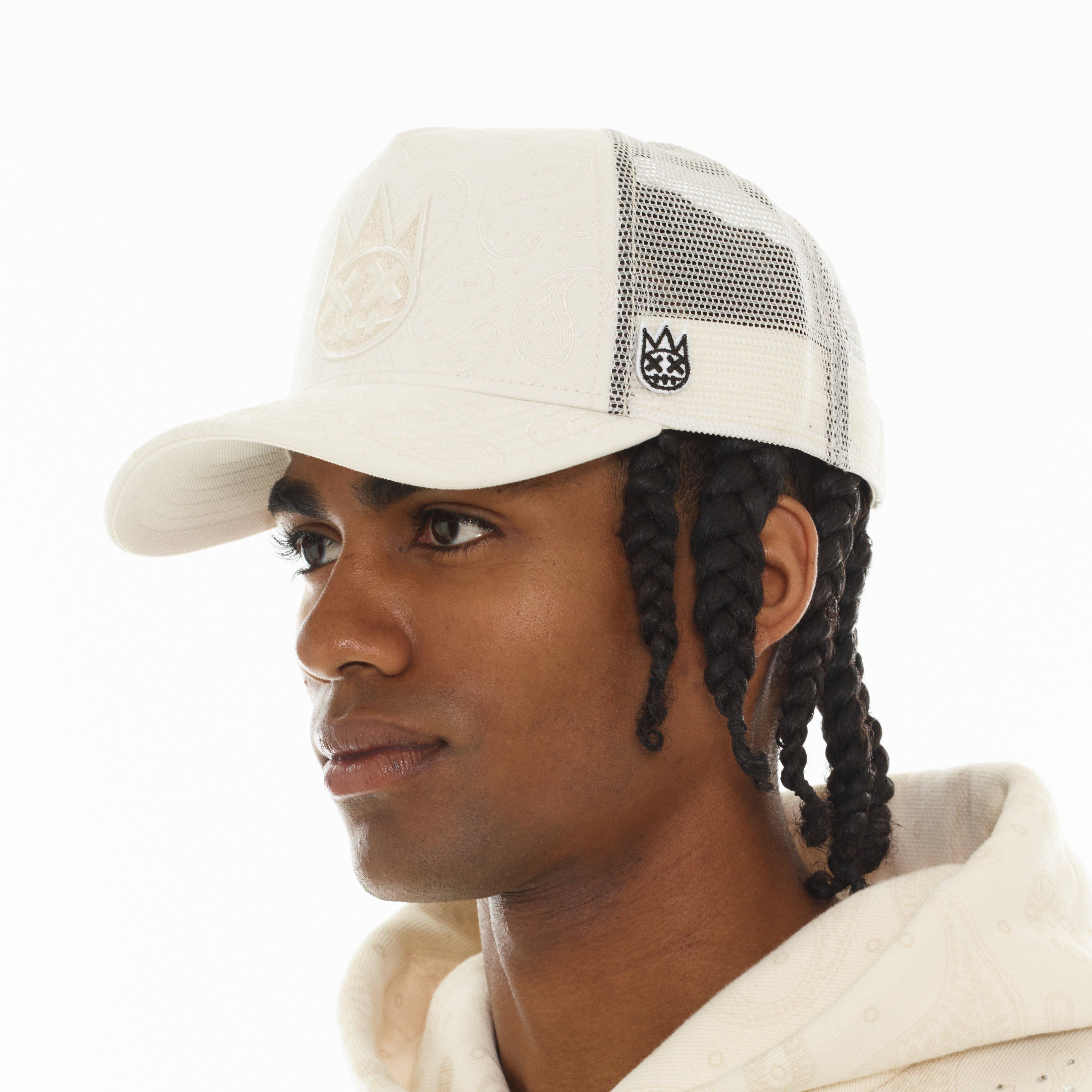 Cult of Individuality Paisley Snapback Hat - White - WHITE Thumbnail View 3
