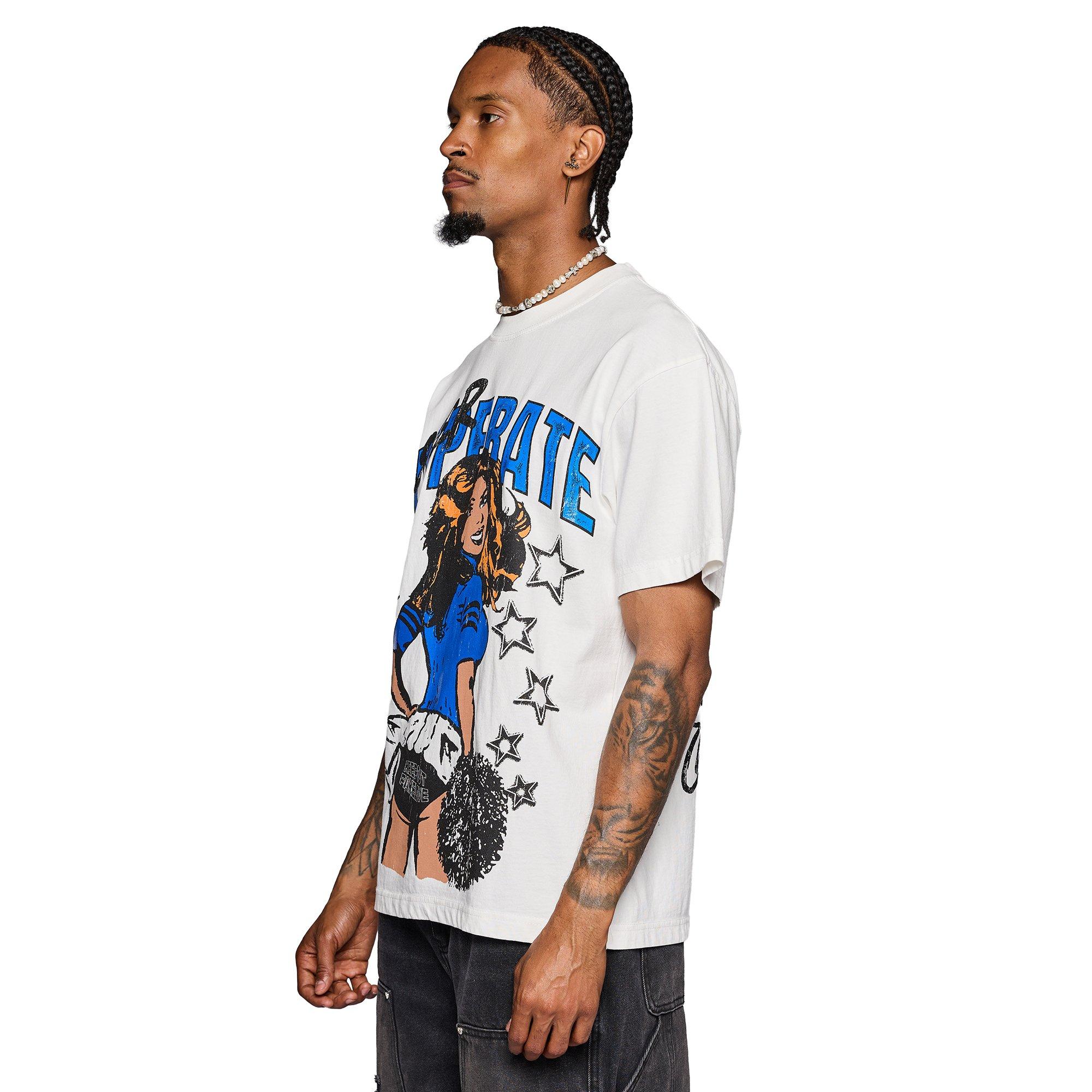 KEEPOUTFAKELOVE Men's Not With Me Tee - WHITE Thumbnail View 10