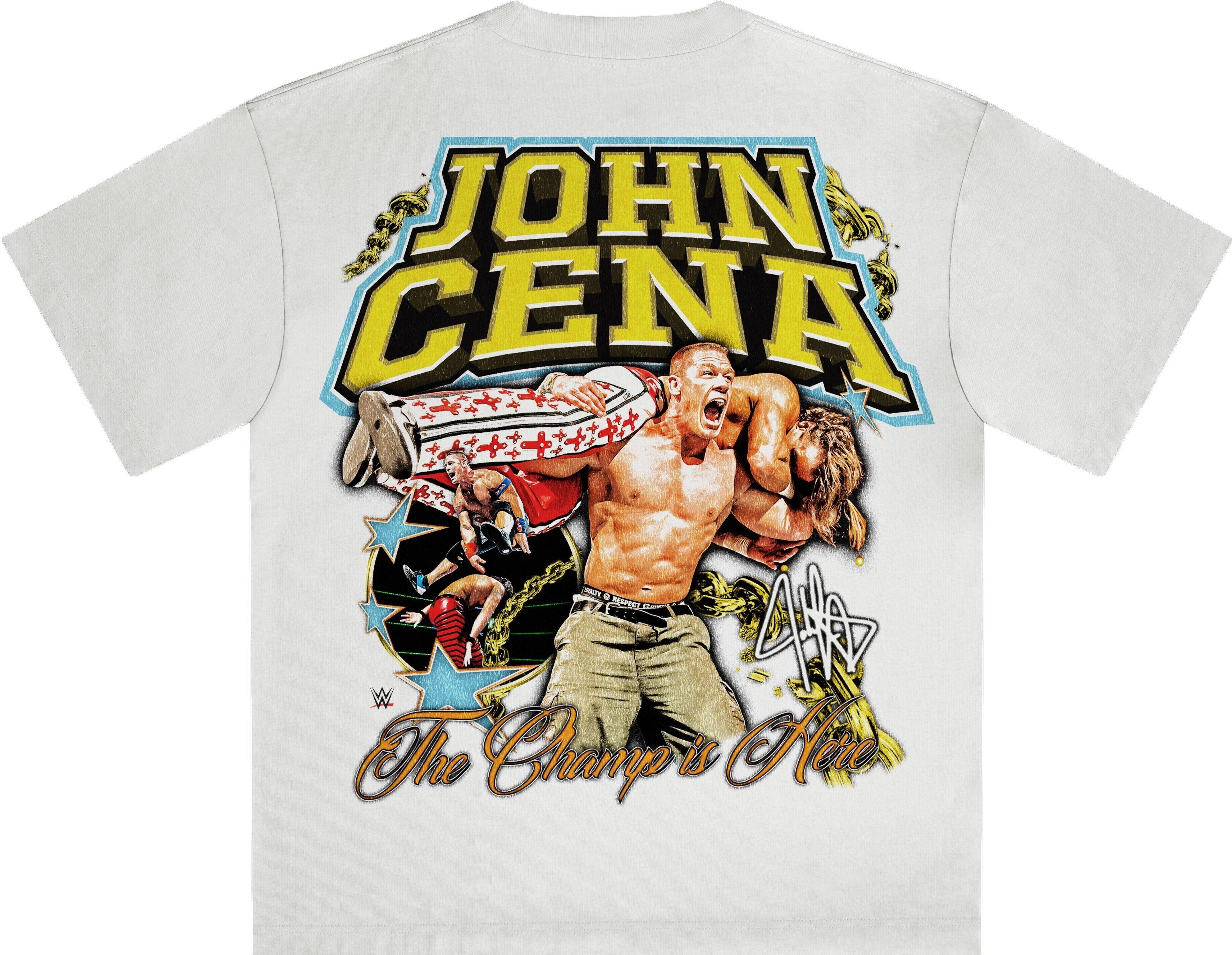 ID Supply Men's John Cena Big Head Tee - WHITE Thumbnail View 3