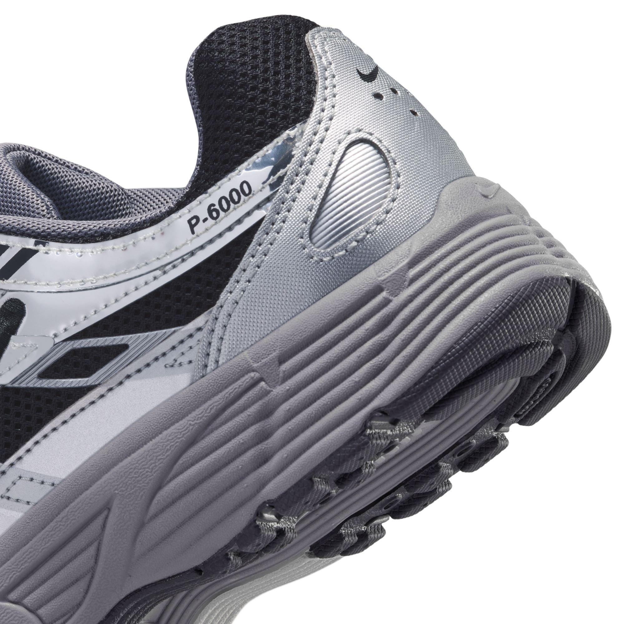 Nike P-6000 "Black/Metallic Silver/Pencil Point" Grade School Boys' Shoe - BLACK/SILVER